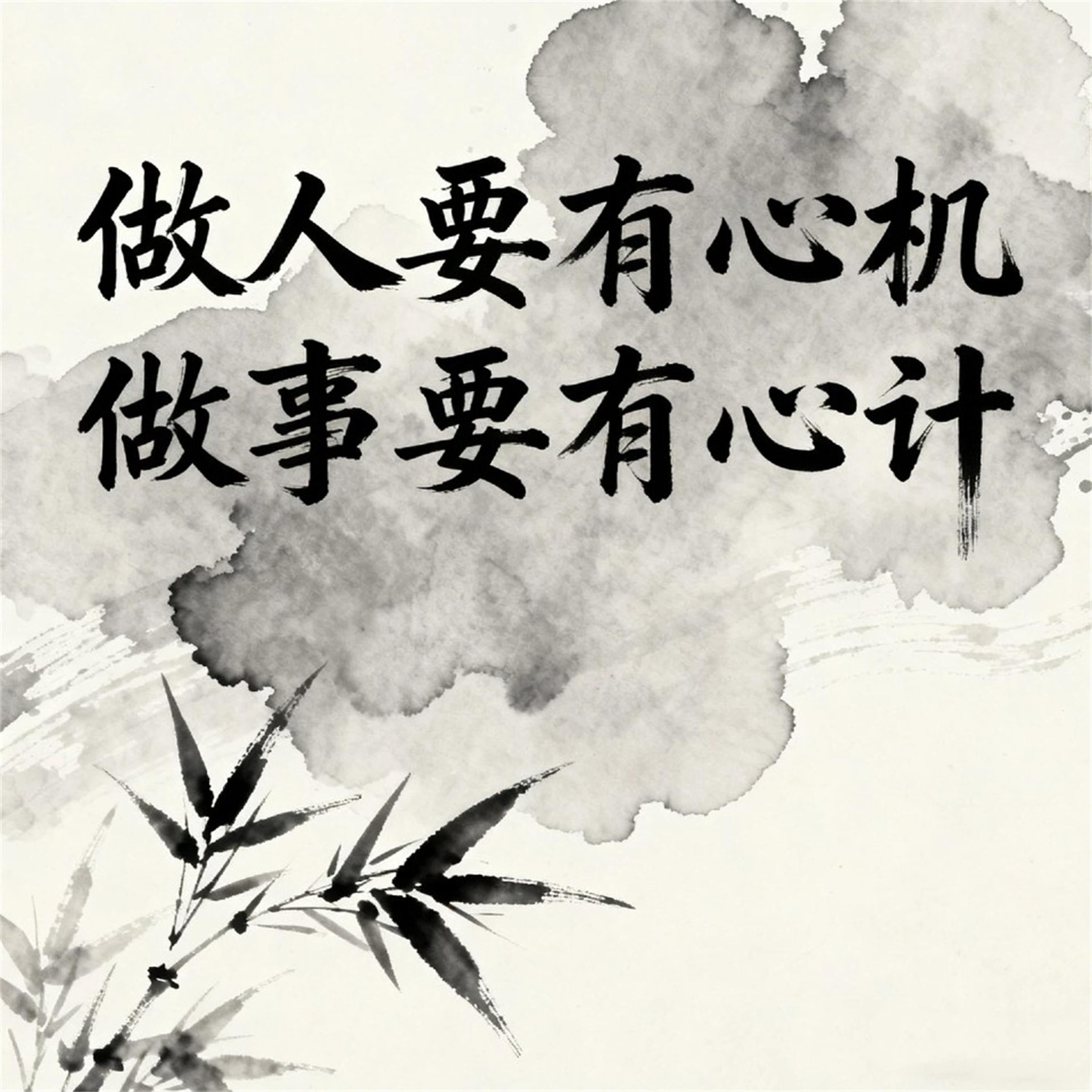 做人要有心机做事要有心计