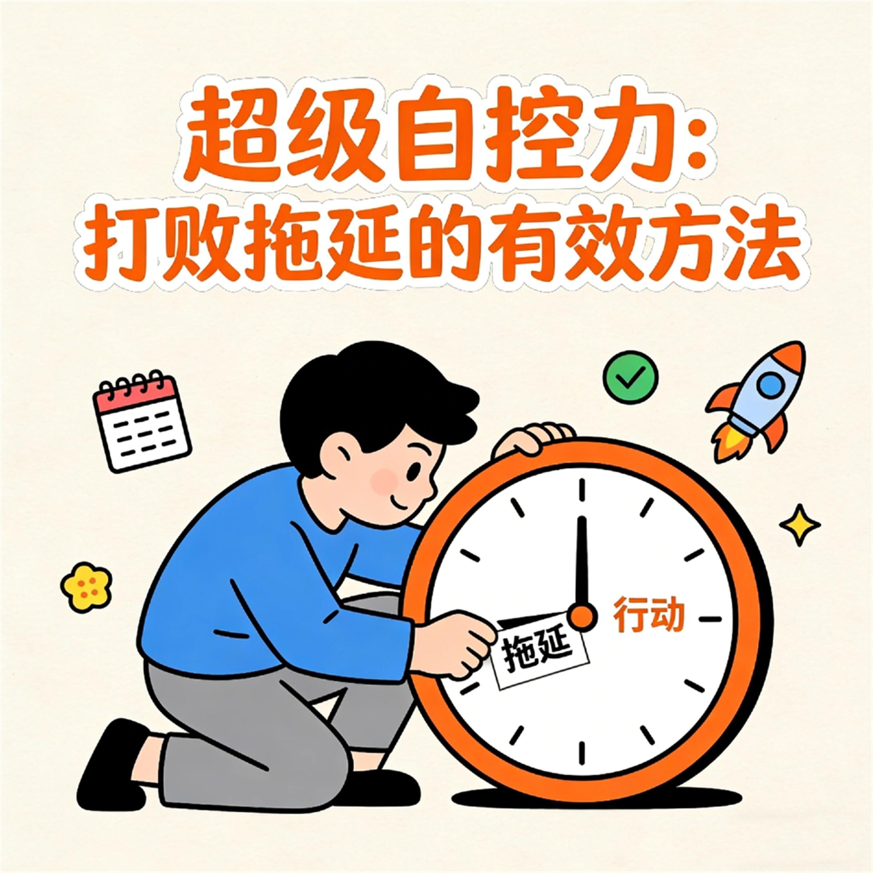 超级自控力:打败拖延的有效方法