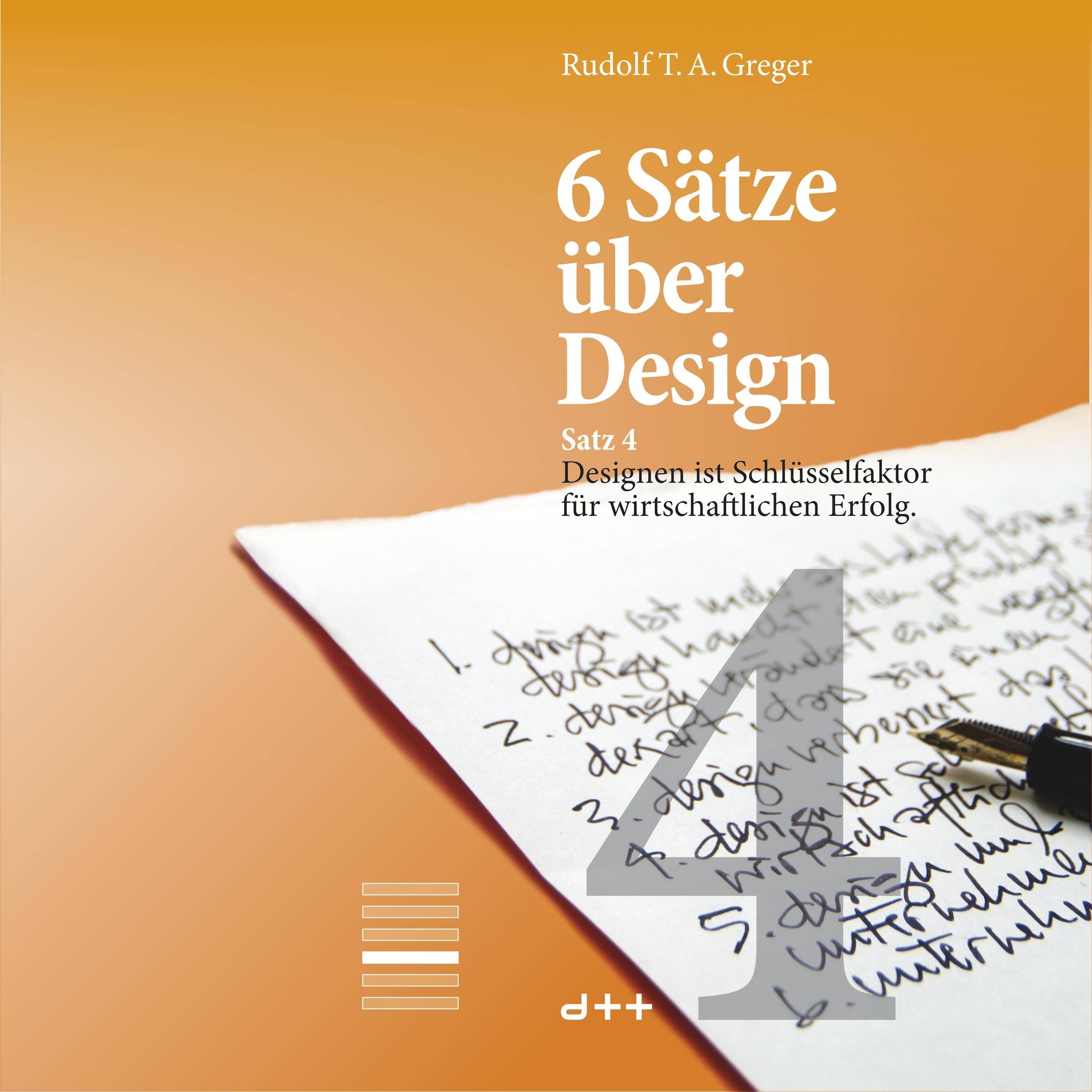 6 Sätze über Design - Satz 4