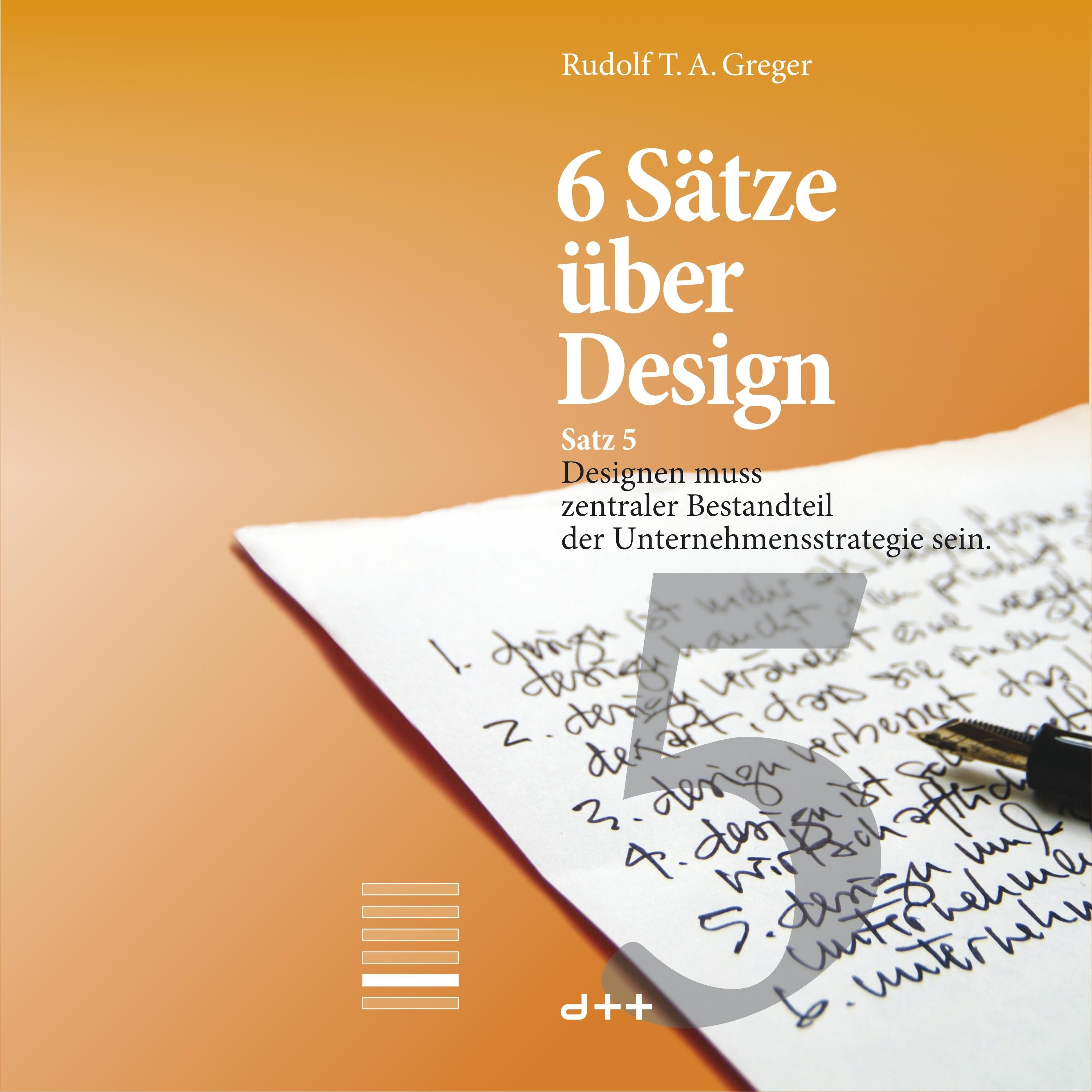 6 Sätze über Design - Satz 5