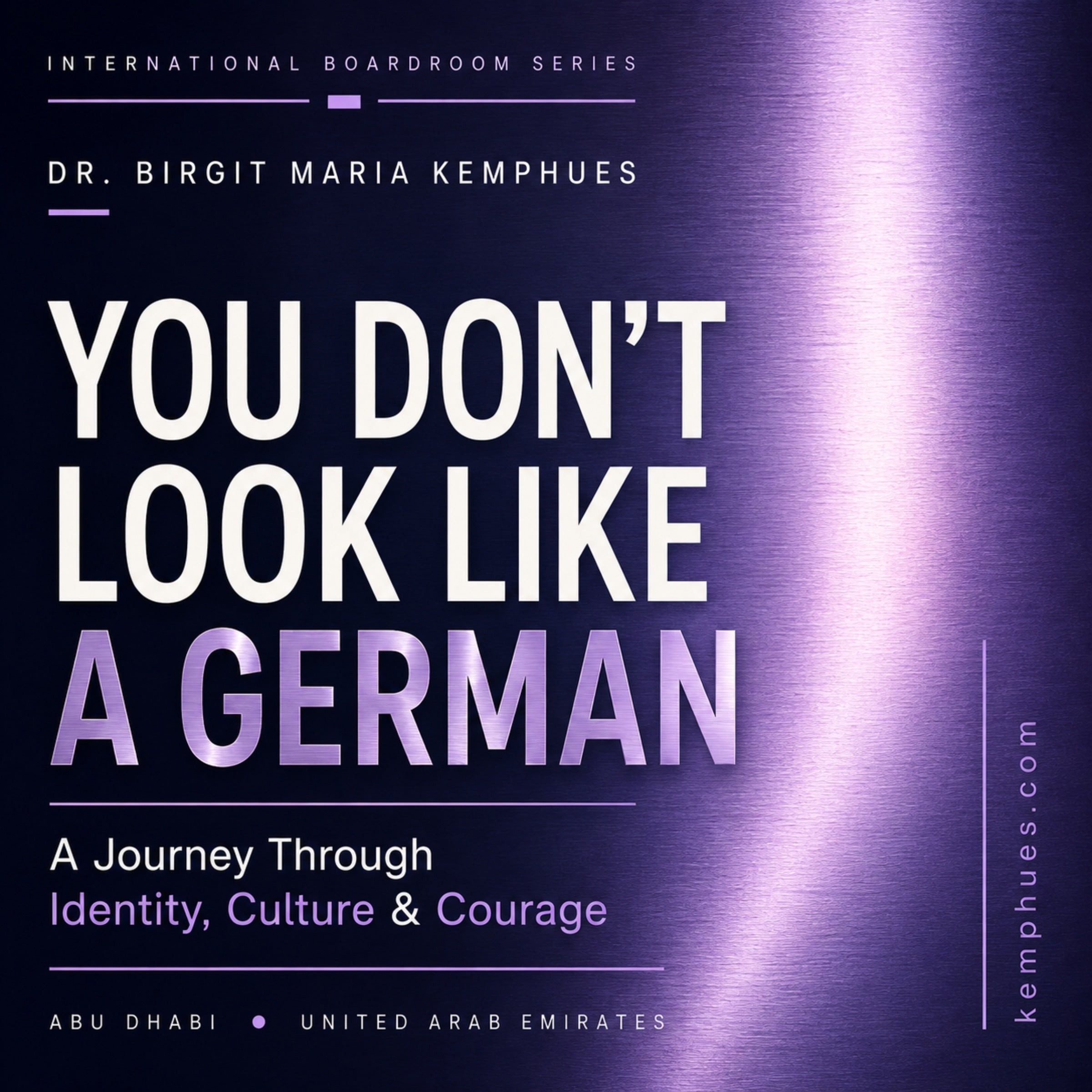 You Don't Look Like a German