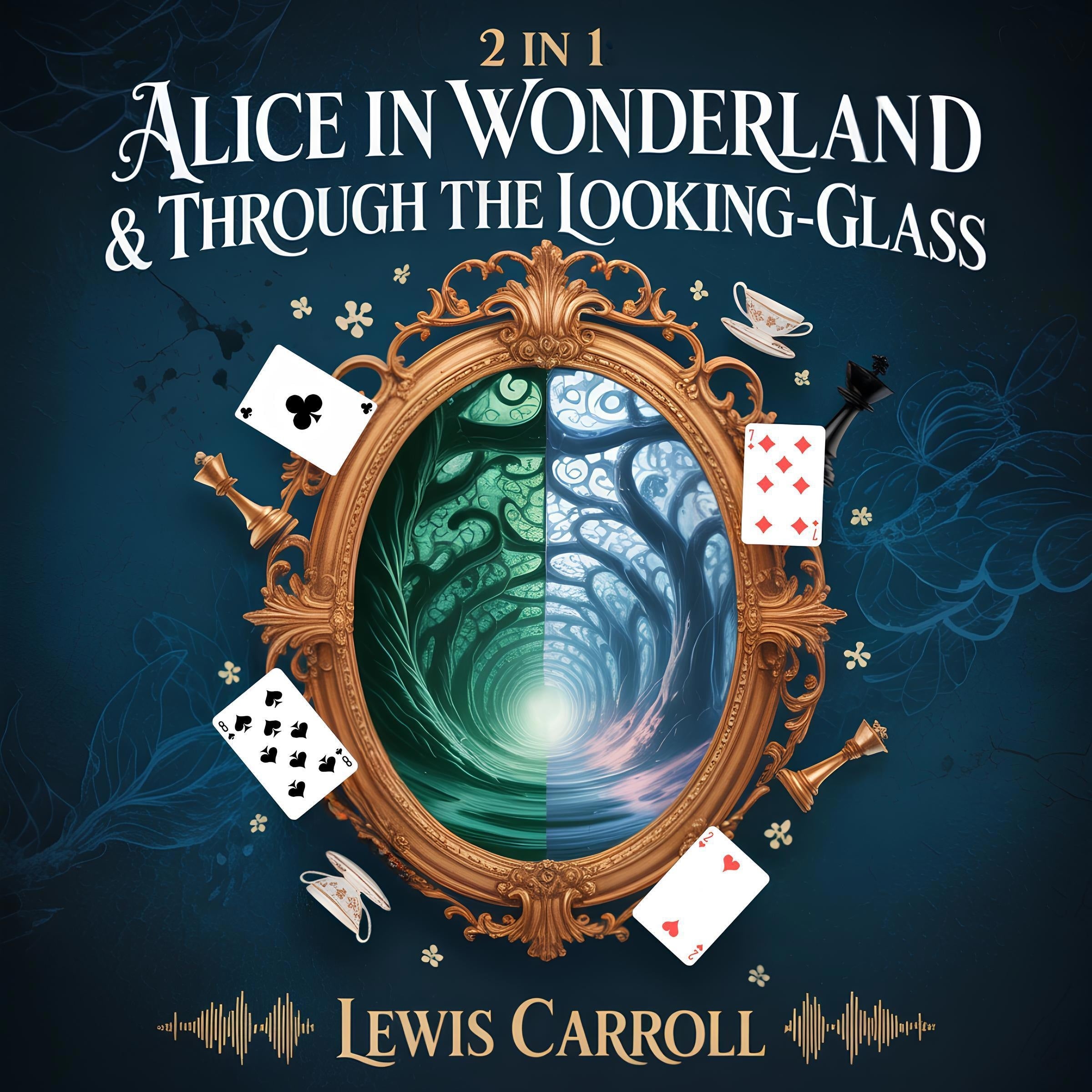 2-in-1 Alice in Wonderland & Through the Looking-Glass