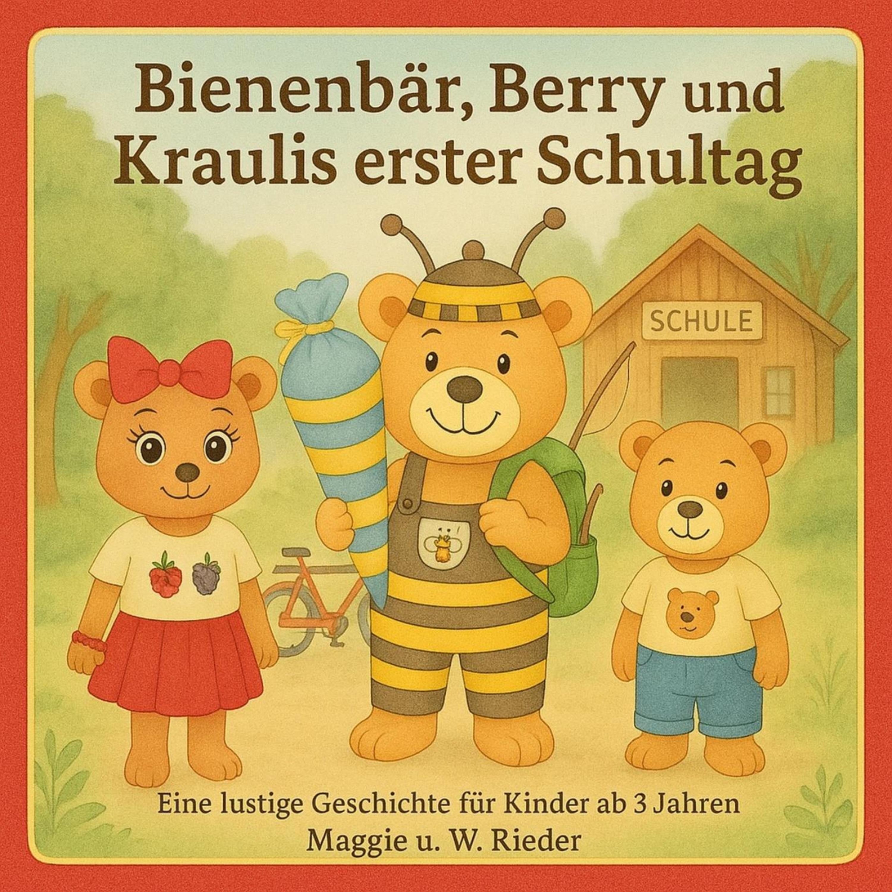 Bienenbär, Berry und Kraulis erster Schultag