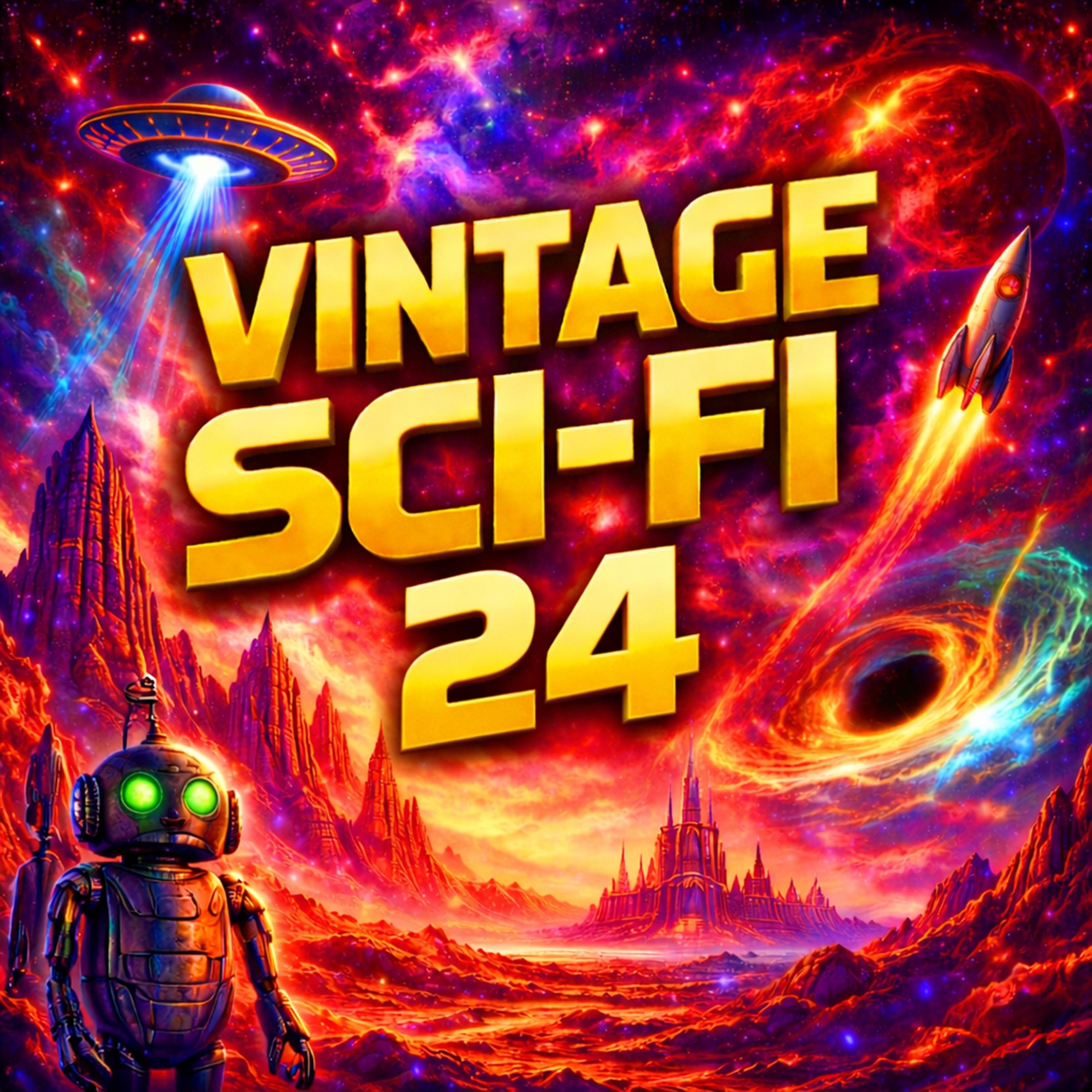 Vintage Sci-Fi 24 - 22 Science Fiction Short Stories from Philip José Farmer, Lester Del Rey, Robert Bloch, Frederik Pohl, Michael Shaara and more
