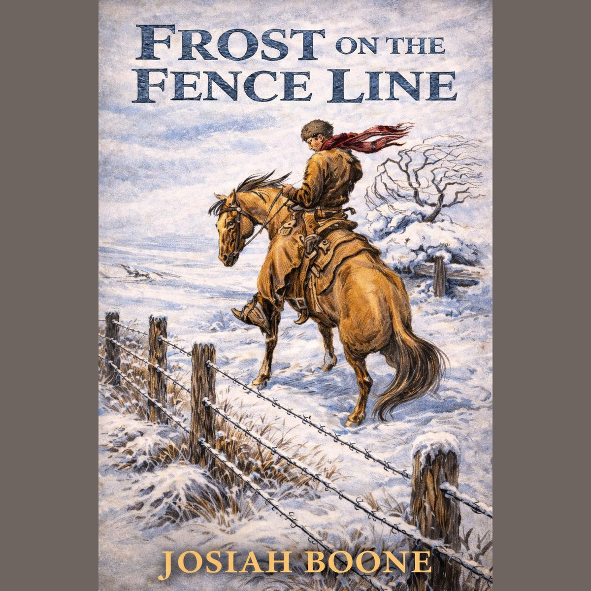 Frost on the Fence Line
