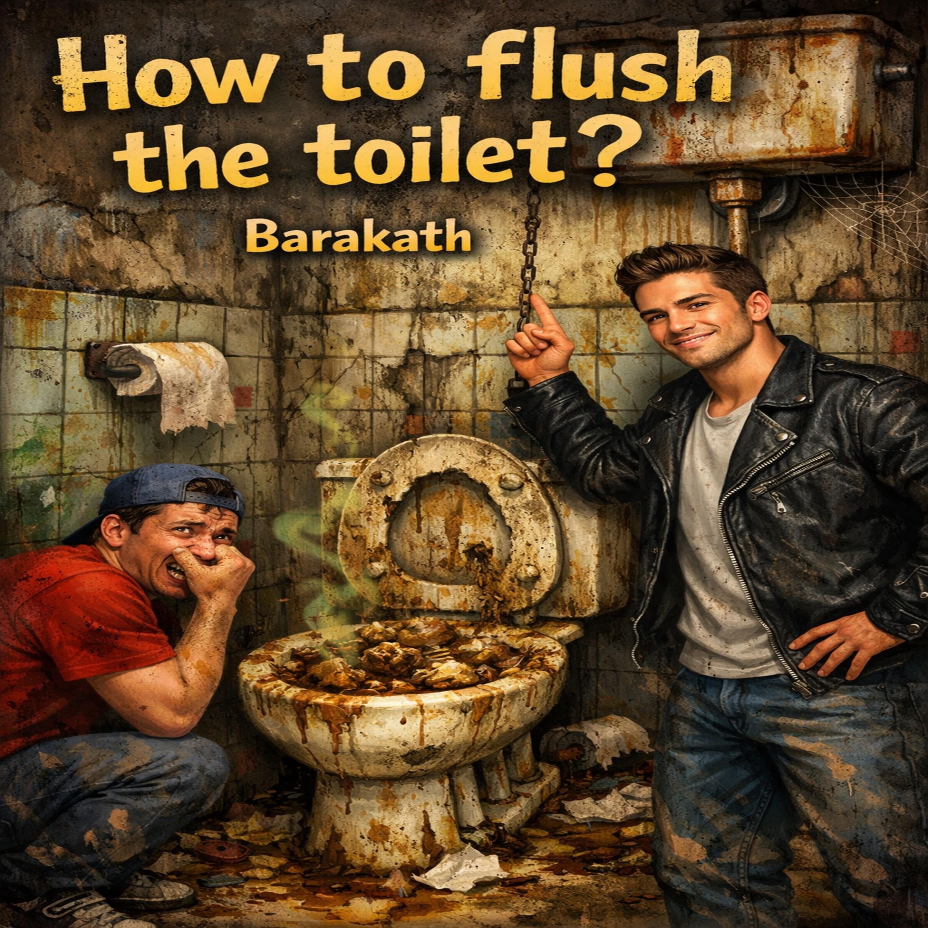 How to flush the toilet?