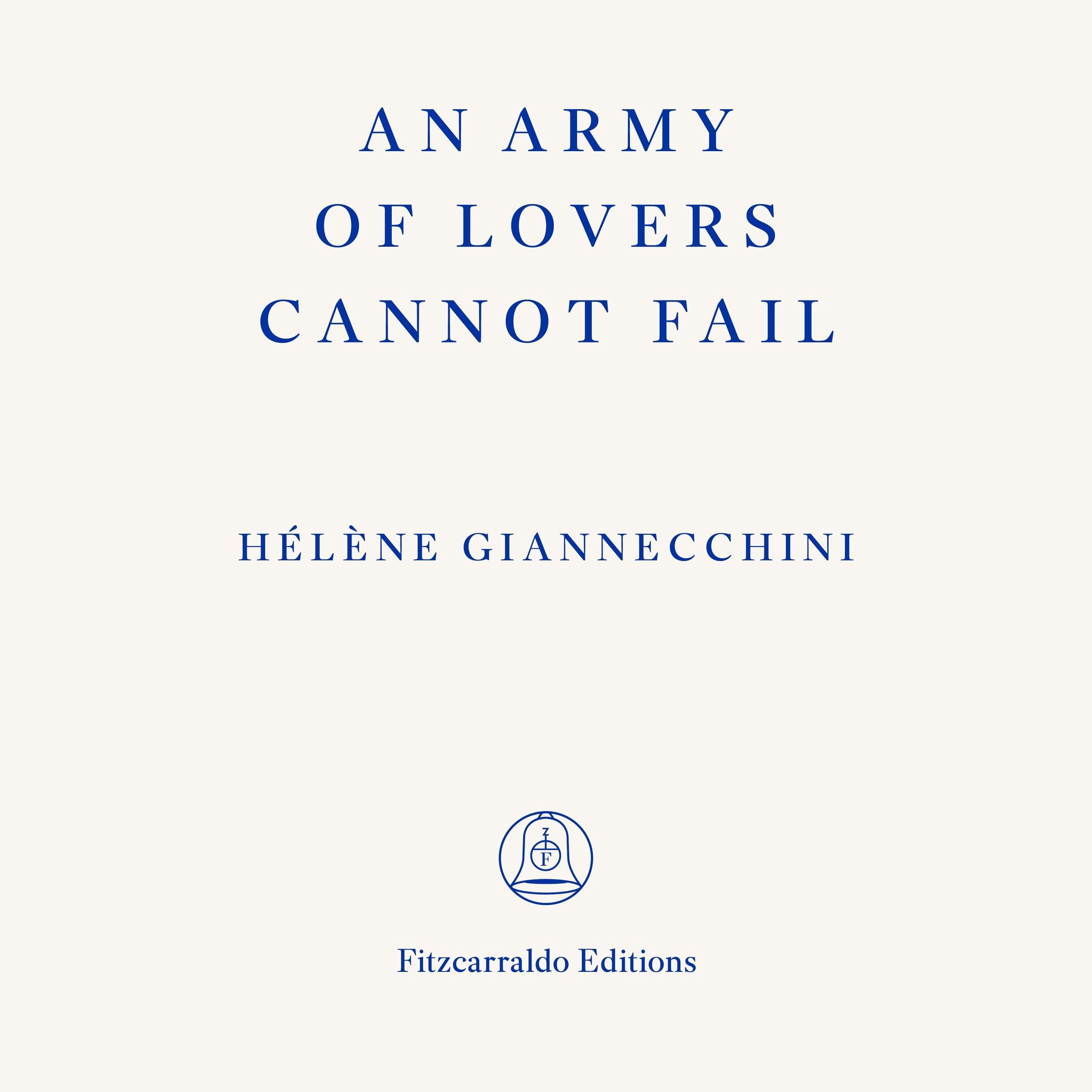 An Army of Lovers Cannot Fail (Unabridged)
