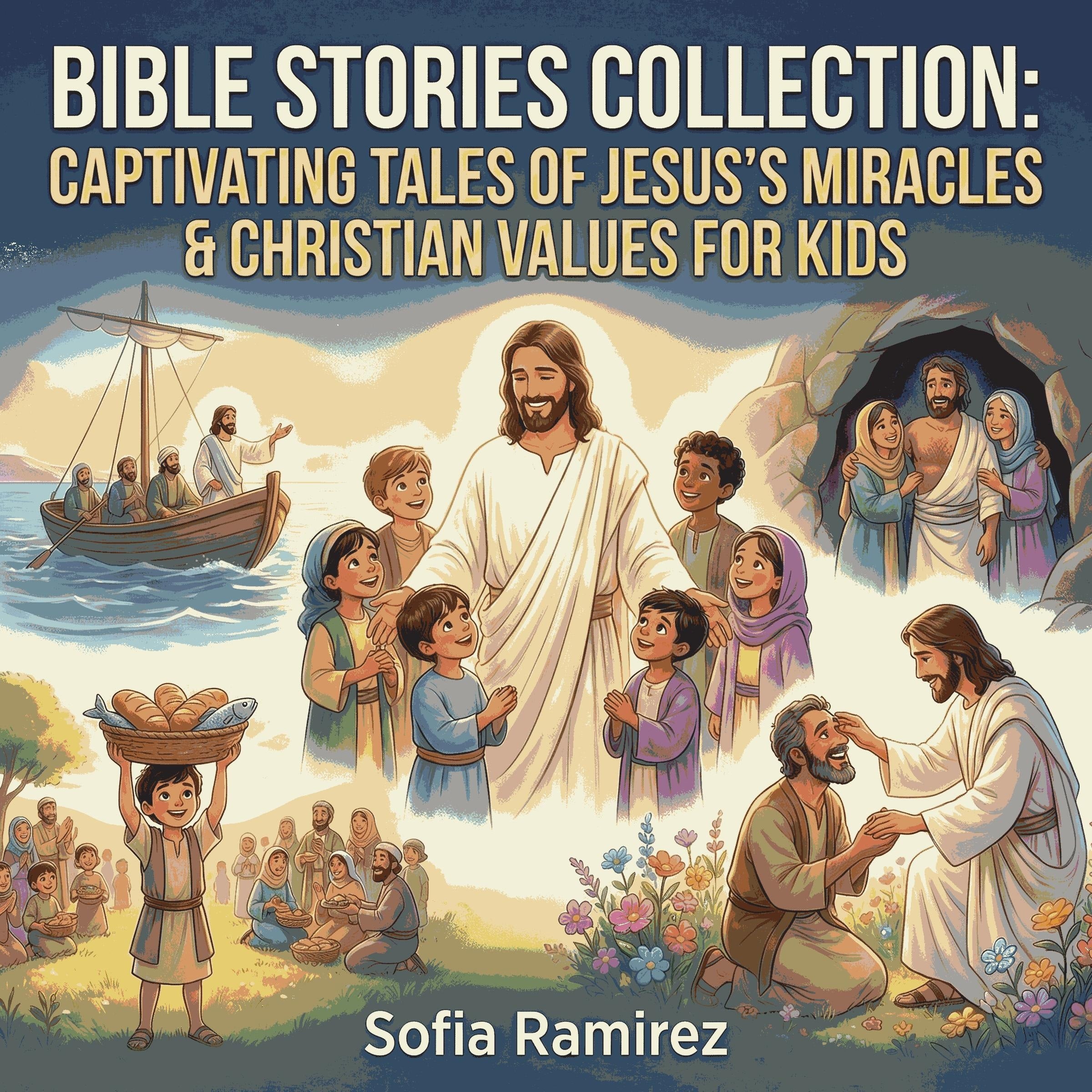 Bible Stories Collection: Captivating Tales of Jesus's Miracles & Christian Values for Kids