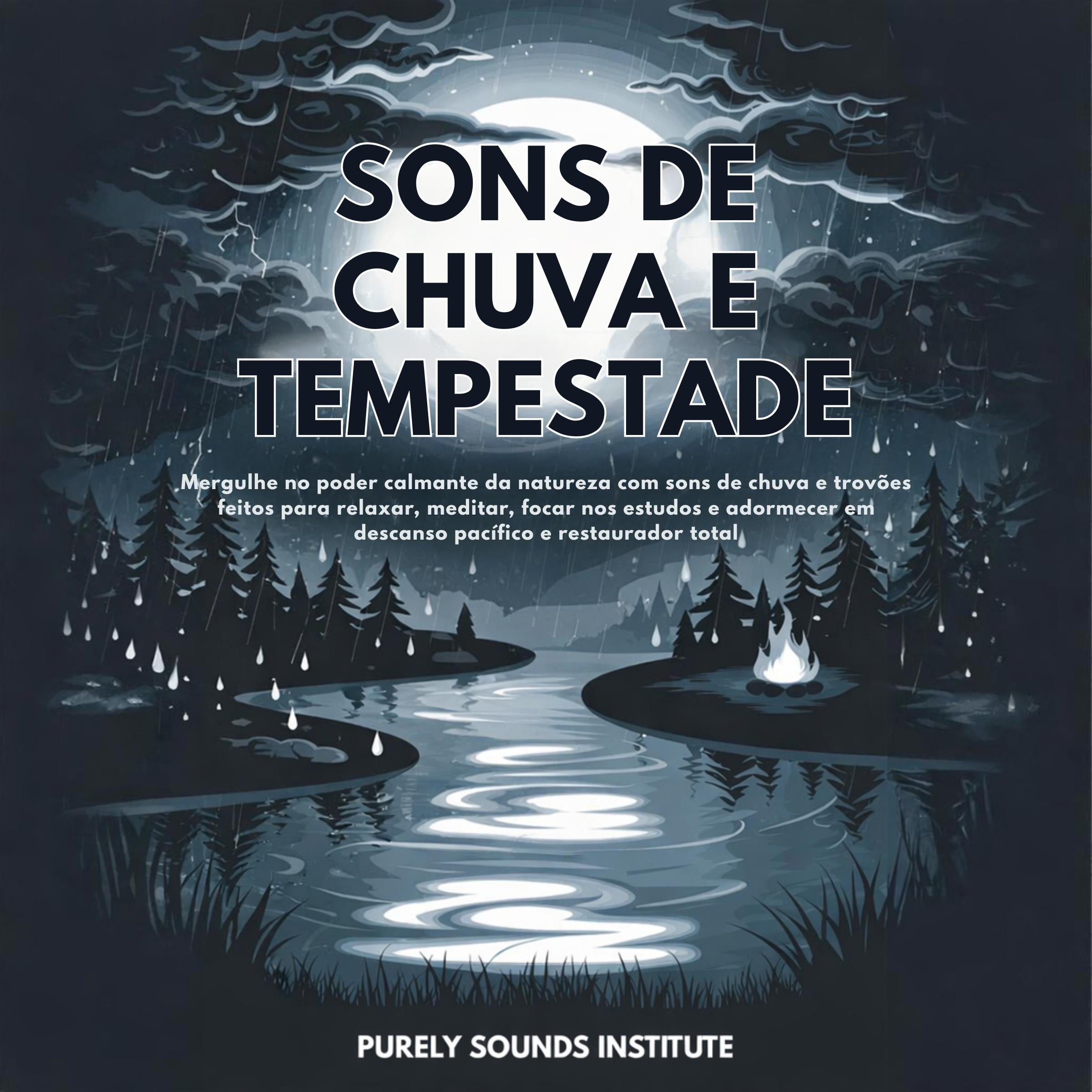 Sons de Chuva e Tempestade: Mergulhe no Poder Calmante da Natureza com Sons de Chuva e Trovões Feitos para Relaxar, Meditar, Focar nos Estudos e Adormecer em Descanso Pacífico e Restaurador