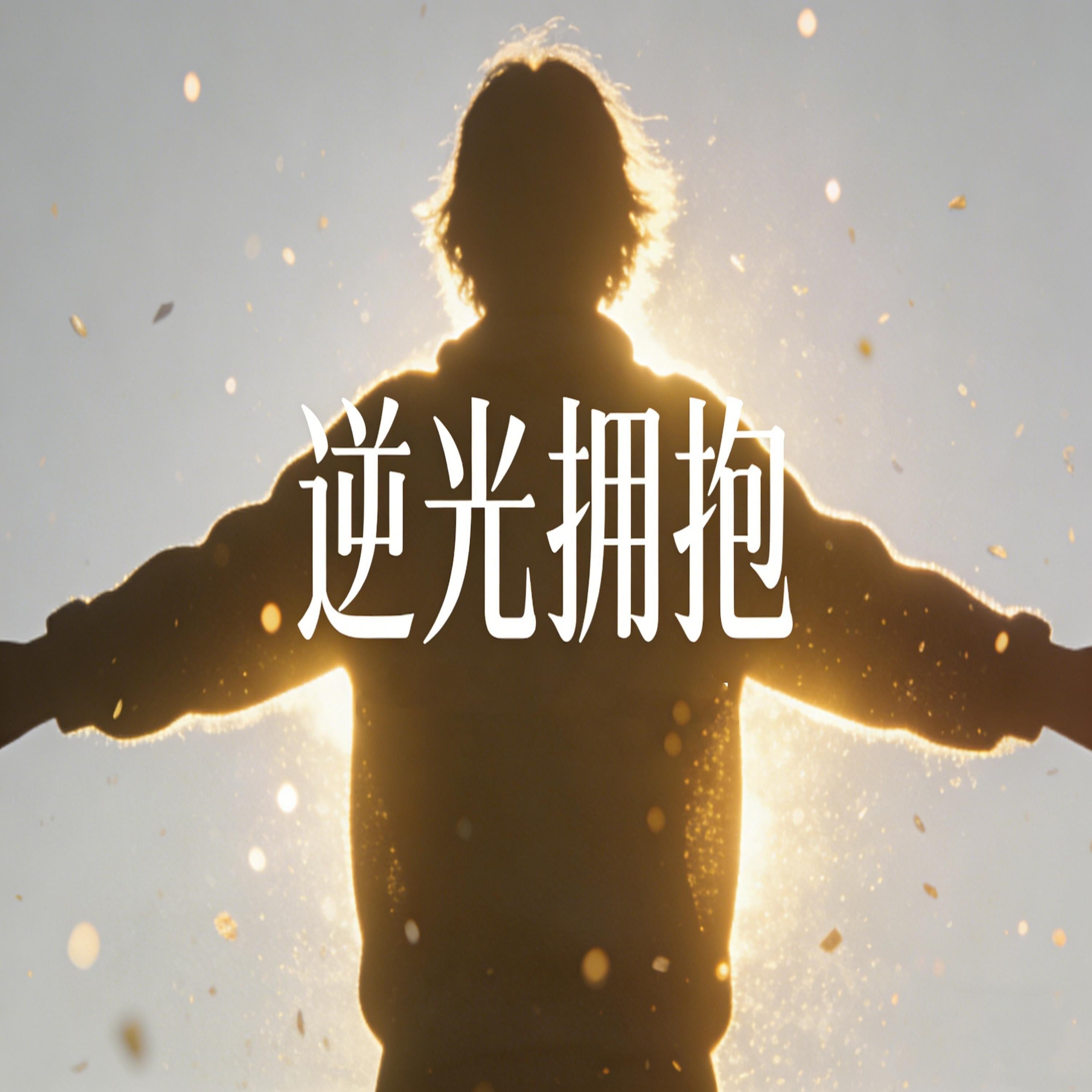 逆光拥抱