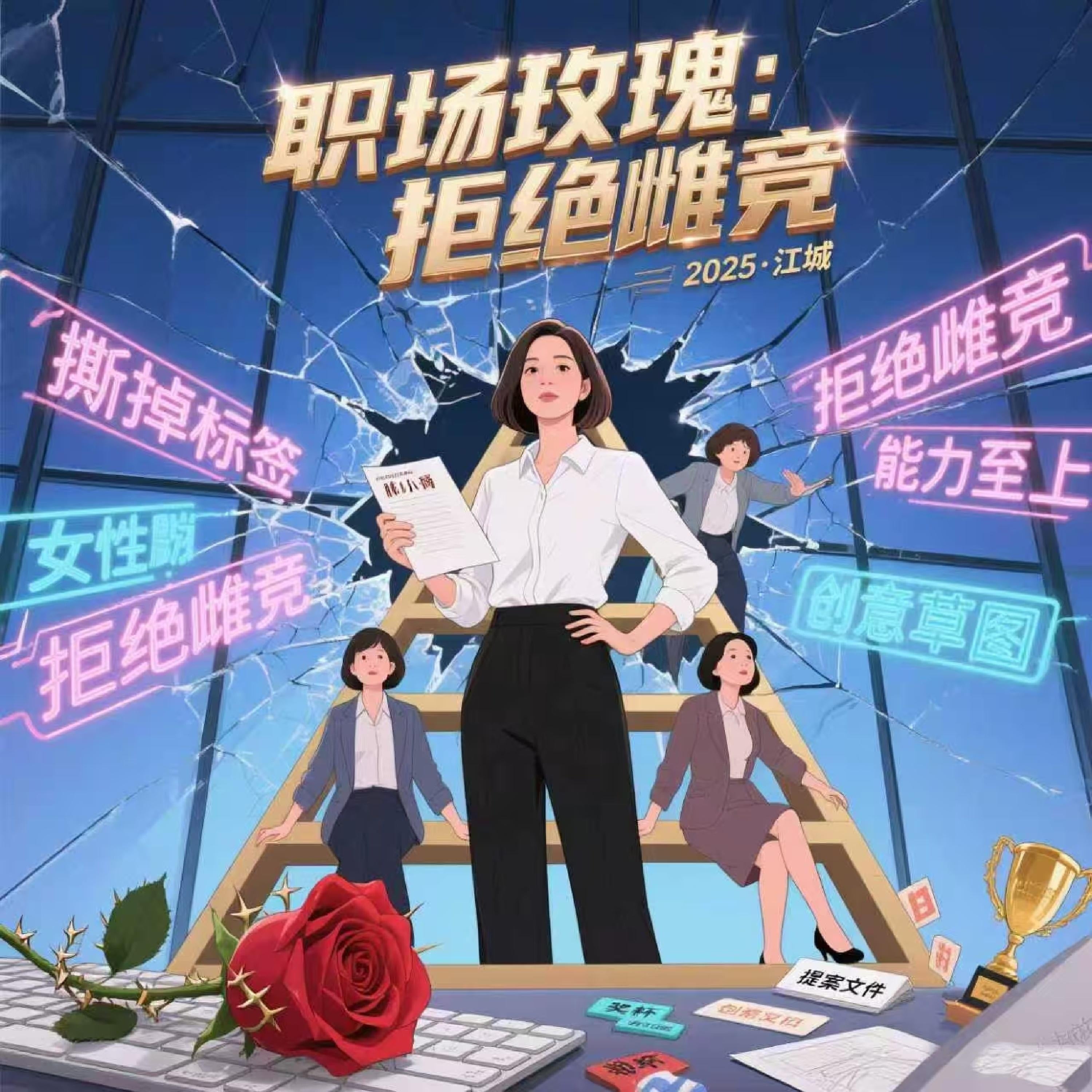 职场玫瑰:拒绝雌竞