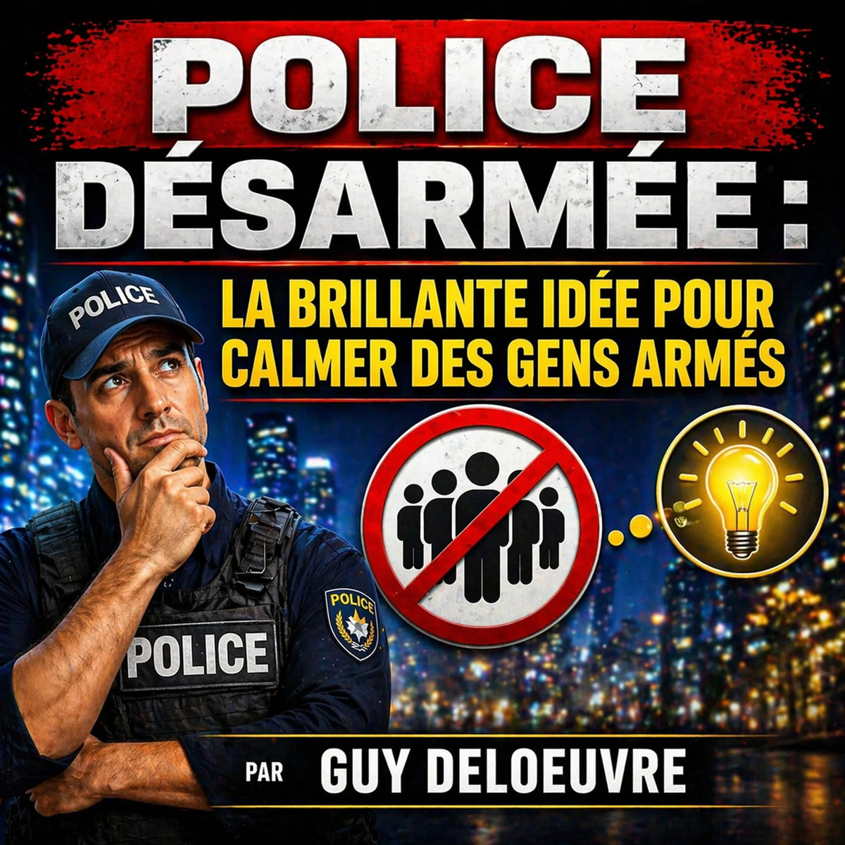 Police désarmée : la brillante idée pour calmer des gens armés