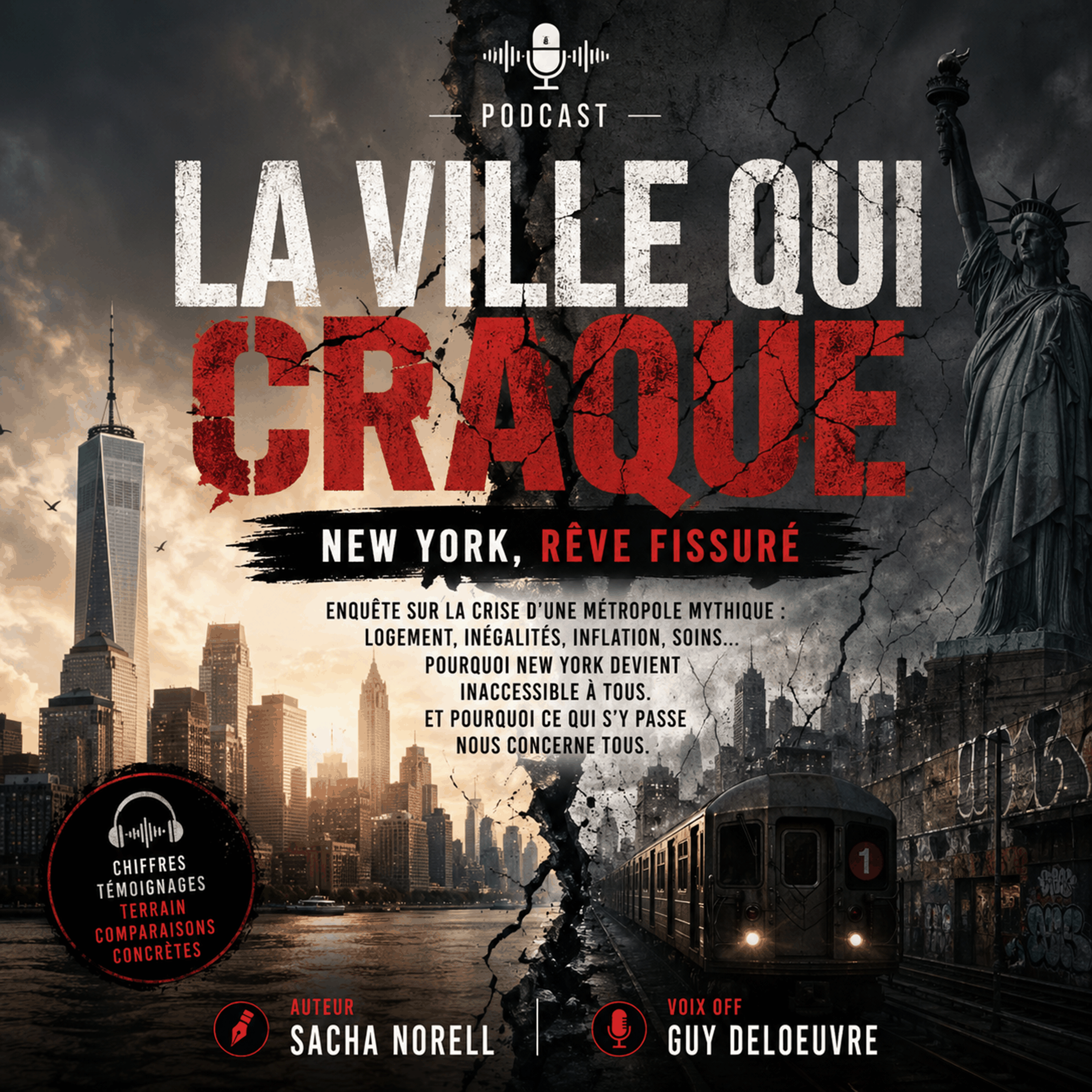 La ville qui craque : New York, rêve fissuré