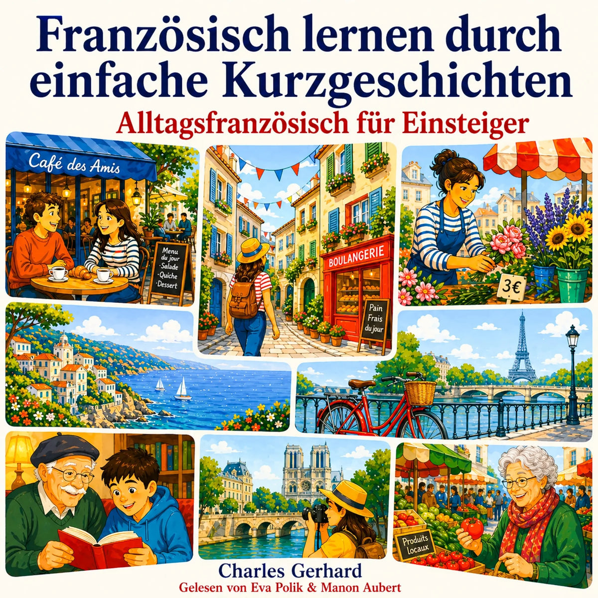 Französisch lernen durch einfache Kurzgeschichten