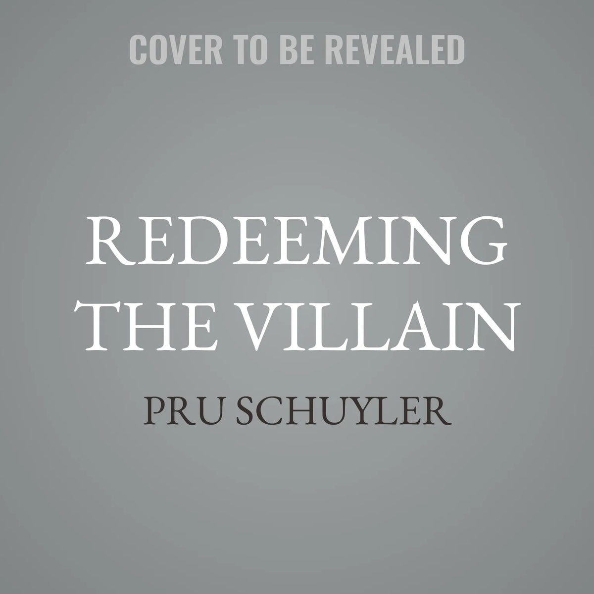 Redeeming the Villain