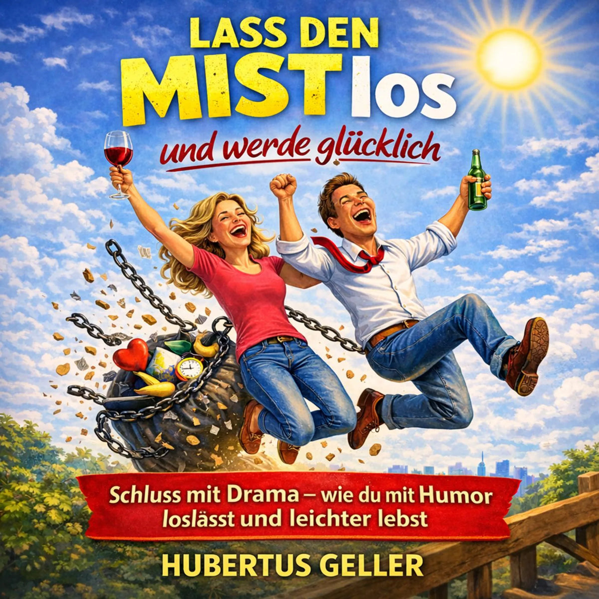Lass den Mist los und werde glücklich