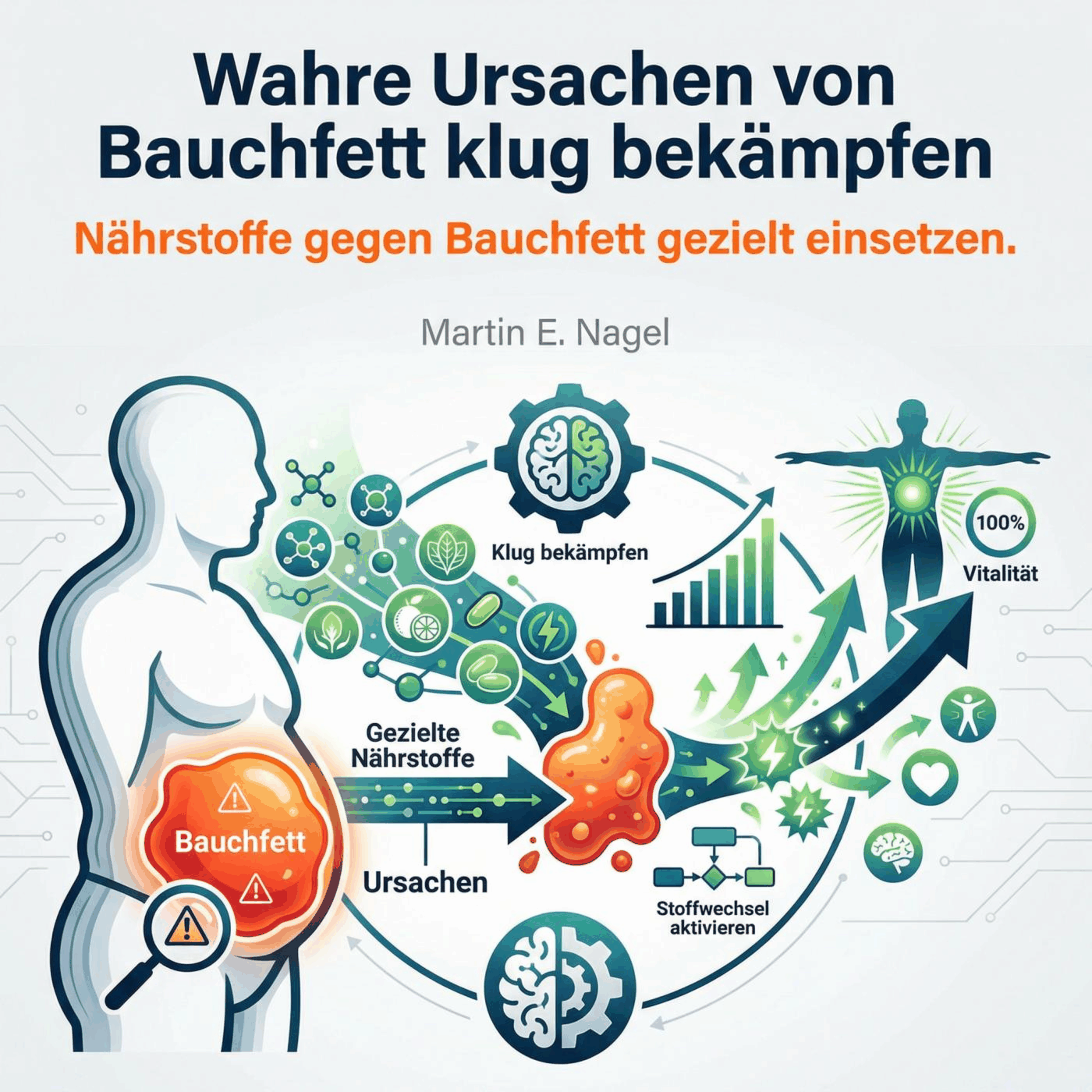 Wahre Ursachen von Bauchfett klug bekämpfen
