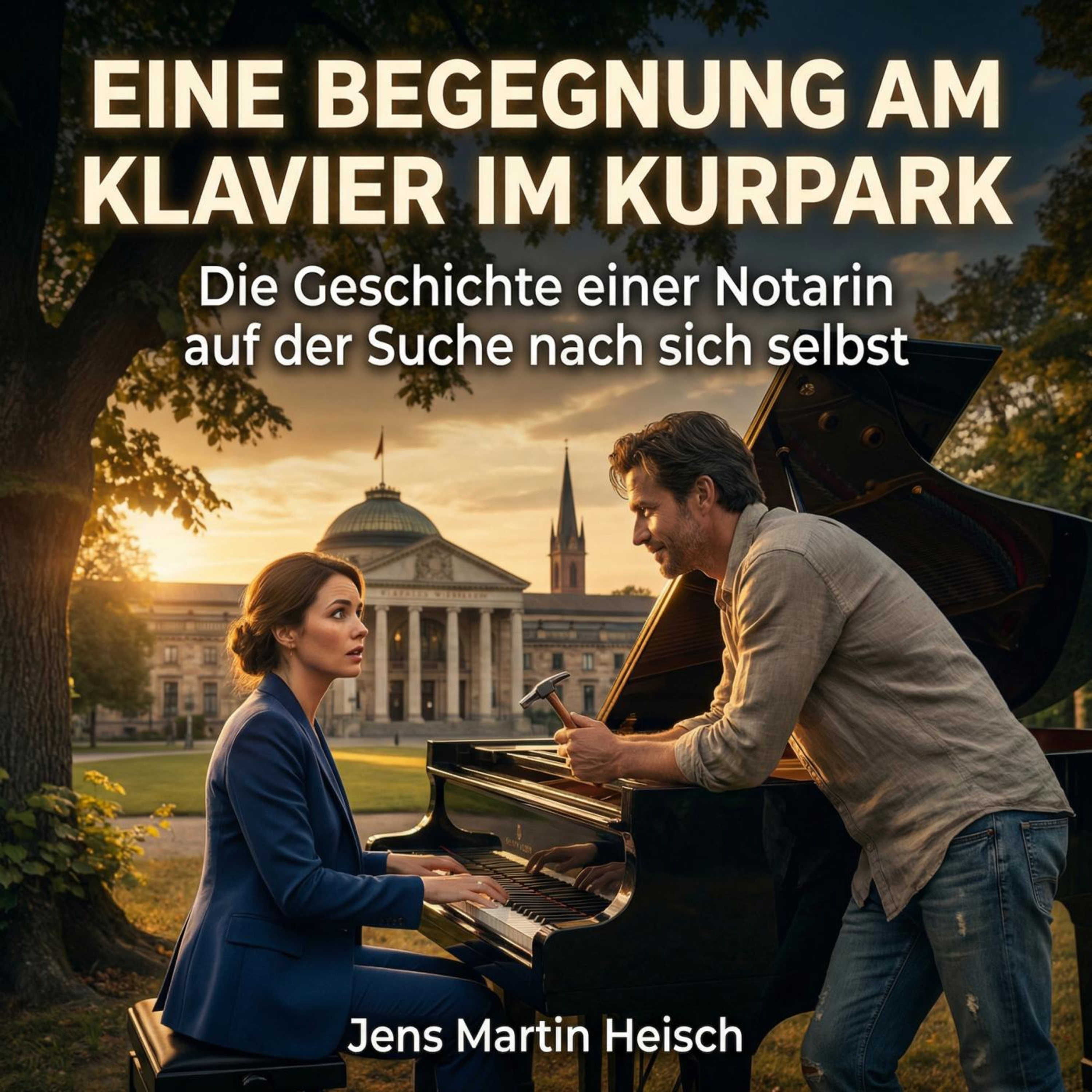 Eine Begegnung am Klavier im Kurpark