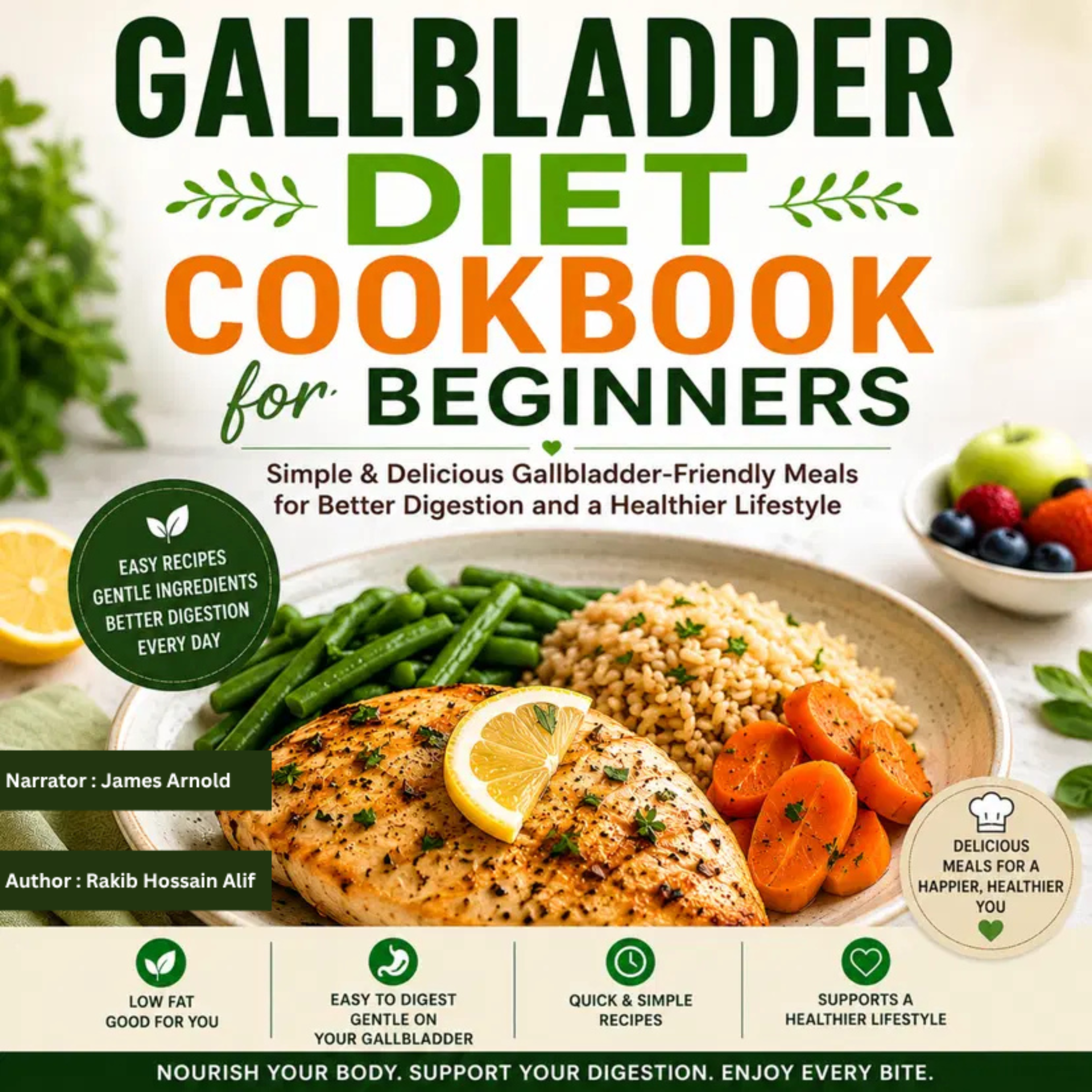 Gallbladder Diet Cookbook for Beginners