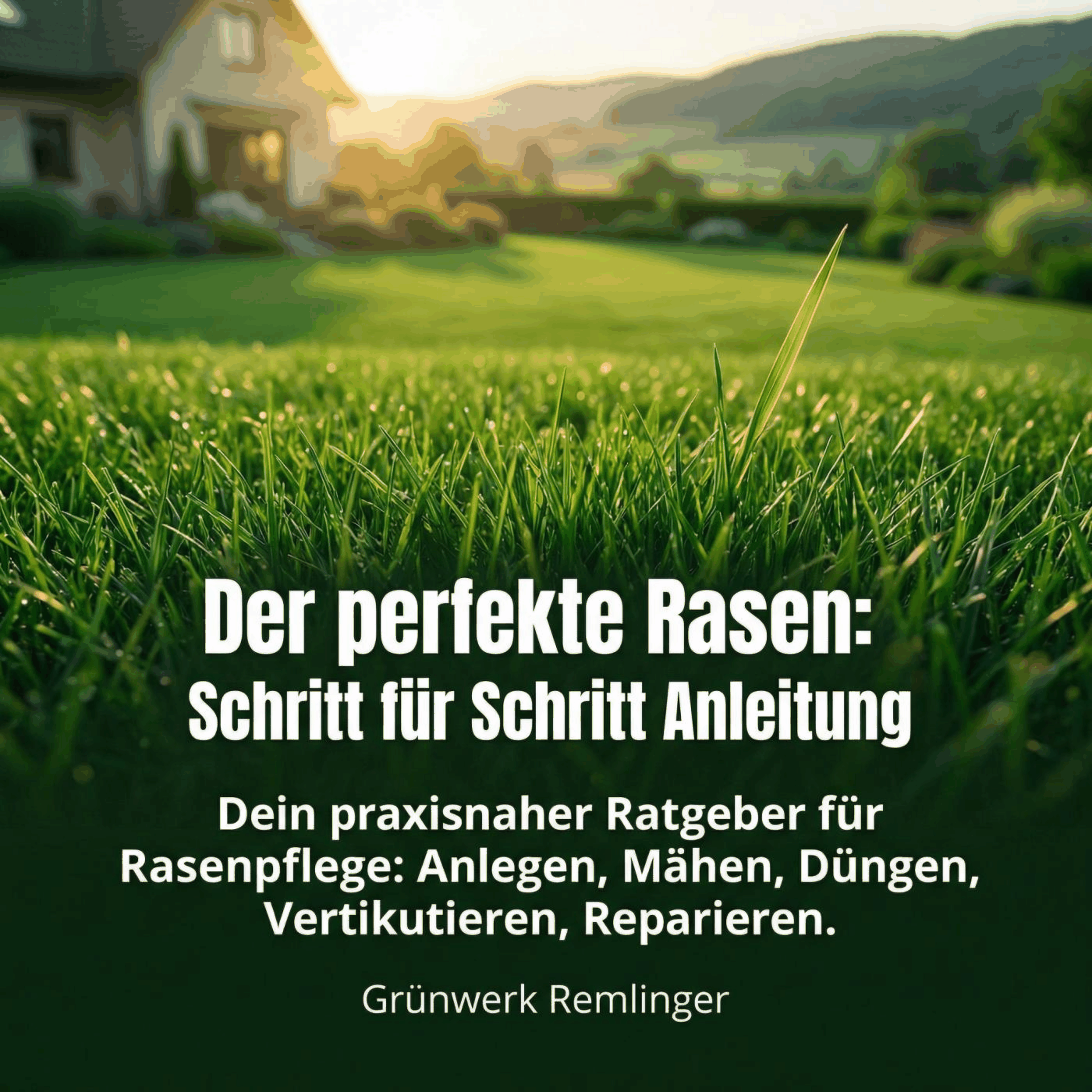 Der perfekte Rasen: Schritt für Schritt Anleitung