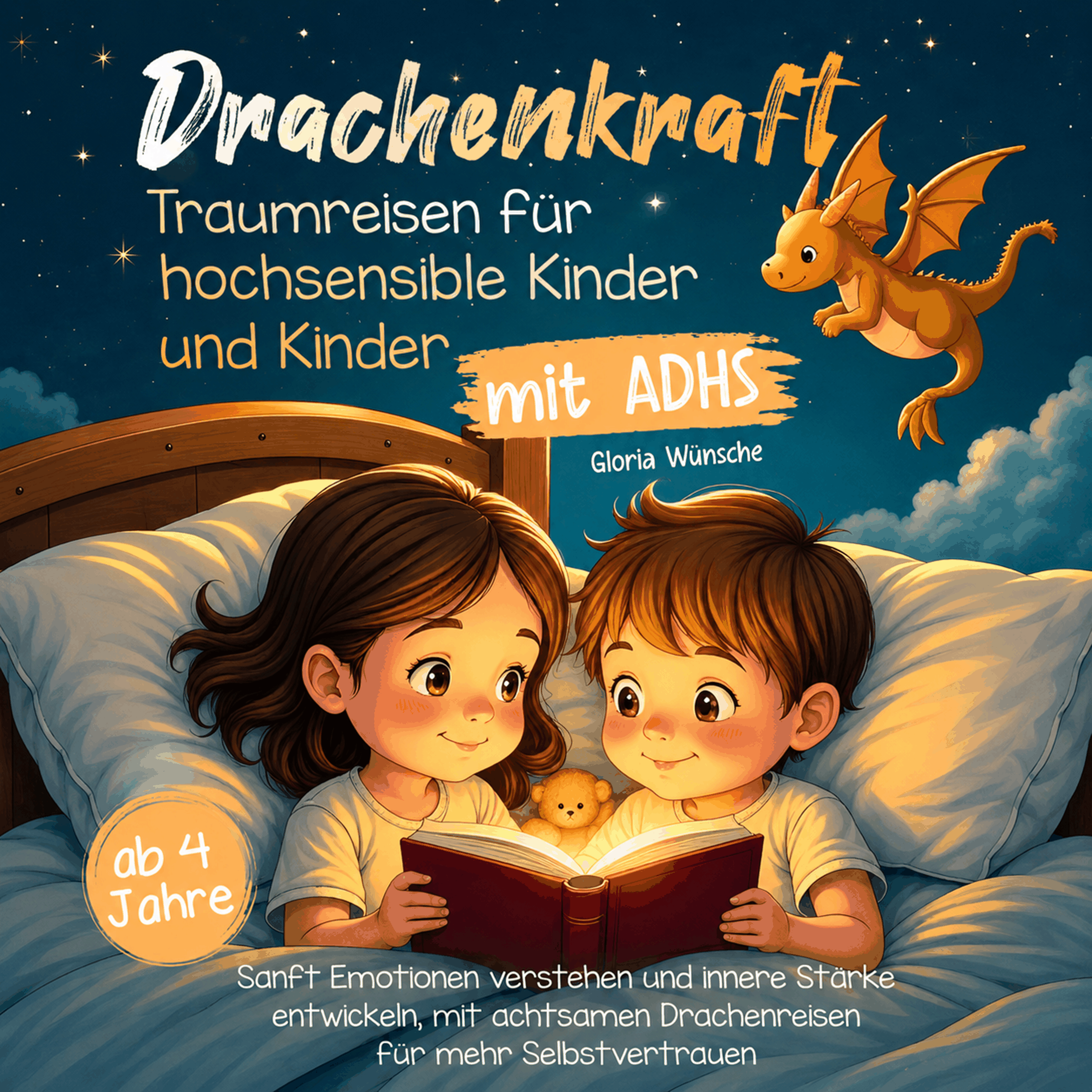 Drachenkraft: Traumreisen für hochsensible Kinder und Kinder mit ADHS - Sanft Emotionen verstehen und innere Stärke entwickeln, mit achtsamen Drachenreisen für mehr Selbstvertrauen