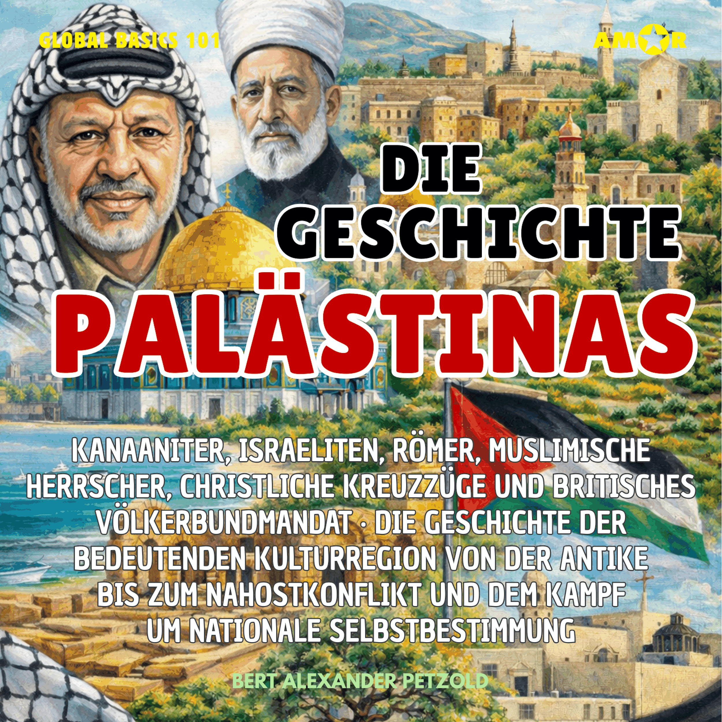 Die Geschichte Palästinas - Bedeutende Kulturregion von der Antike bis zum Nahostkonflikt und dem Kampf um nationale Selbstbestimmung - Global Basics 101 - Deine Serie für modernes Wissen, Folge 14 (ungekürzt)