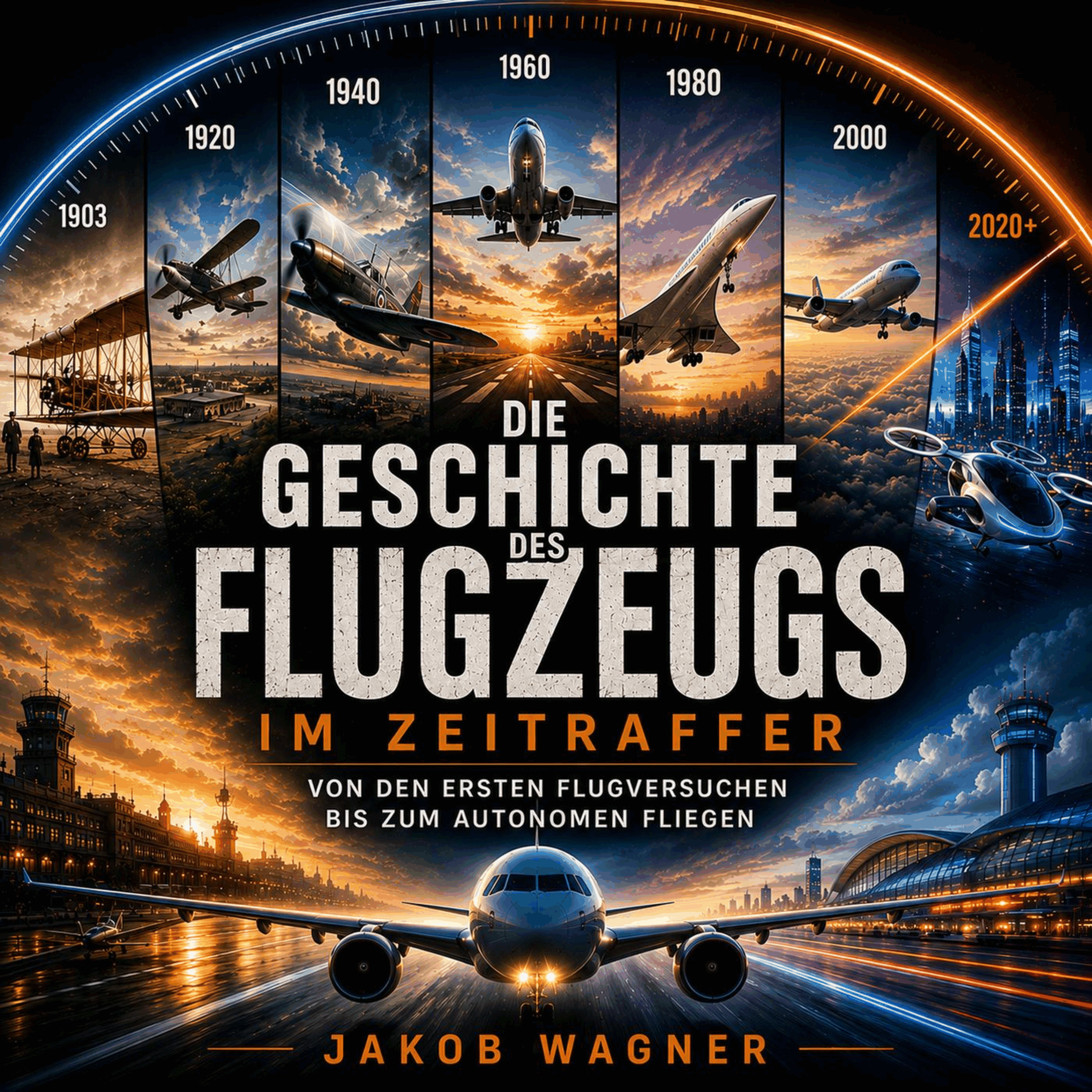Die Geschichte des Flugzeugs im Zeitraffer