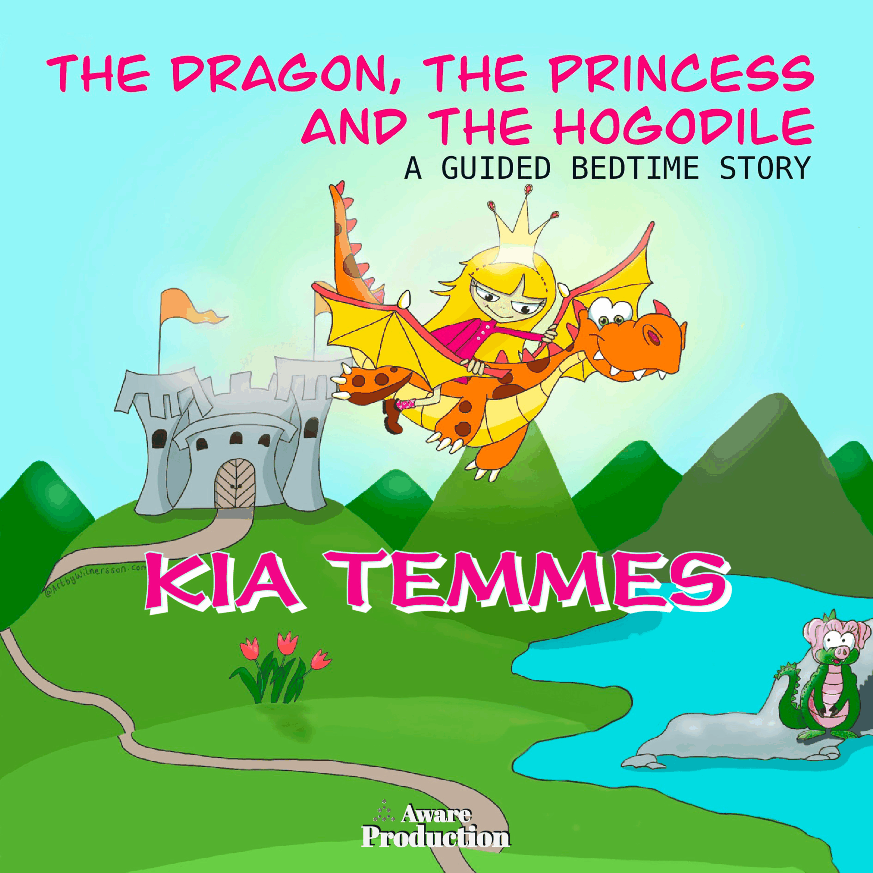 The dragon, the prinsess and the hogodile, a guided bedtime story