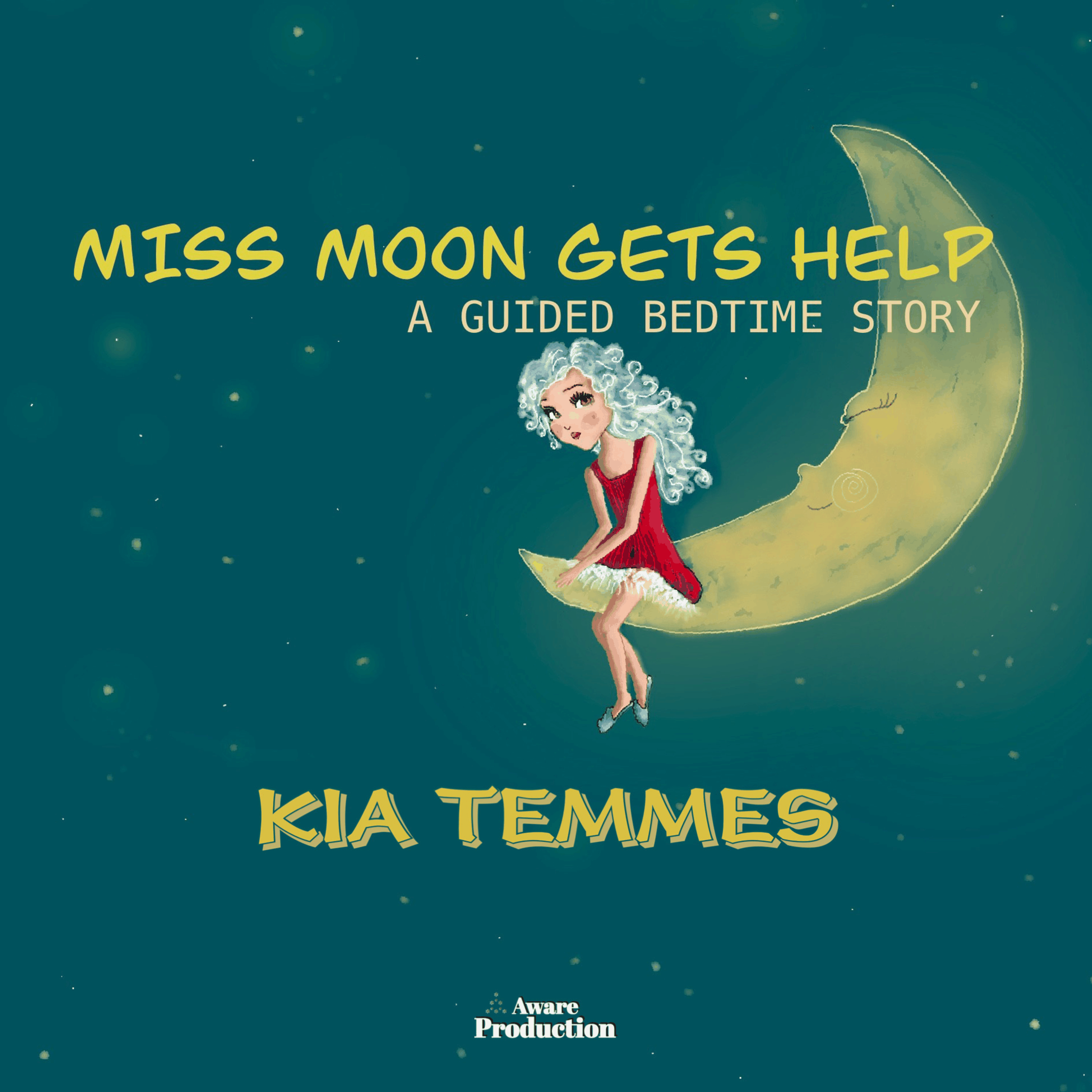 Miss Moon gets help, a guided bedtime story