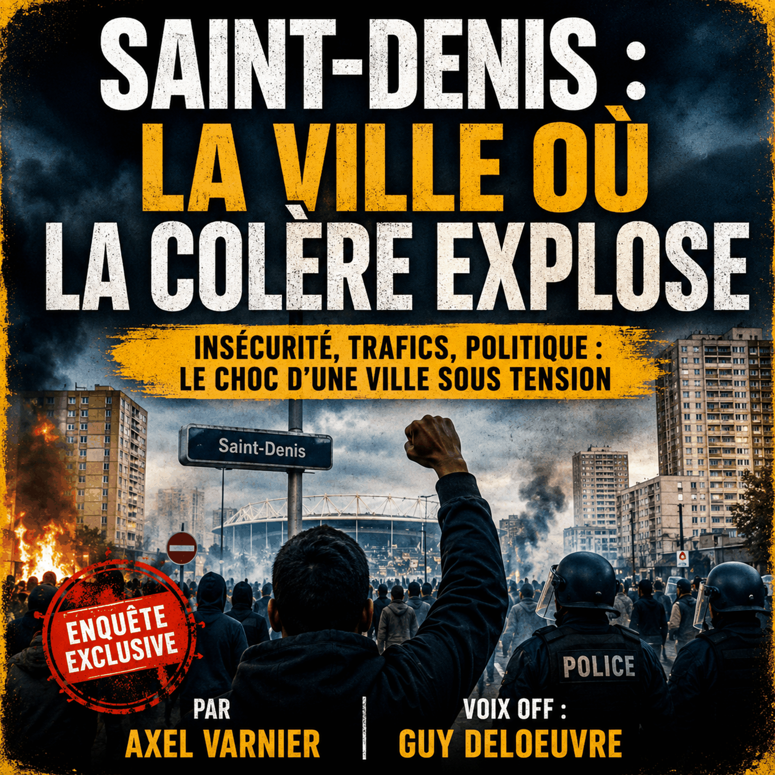 SAINT-DENIS : LA VILLE OÙ LA COLÈRE EXPLOSE