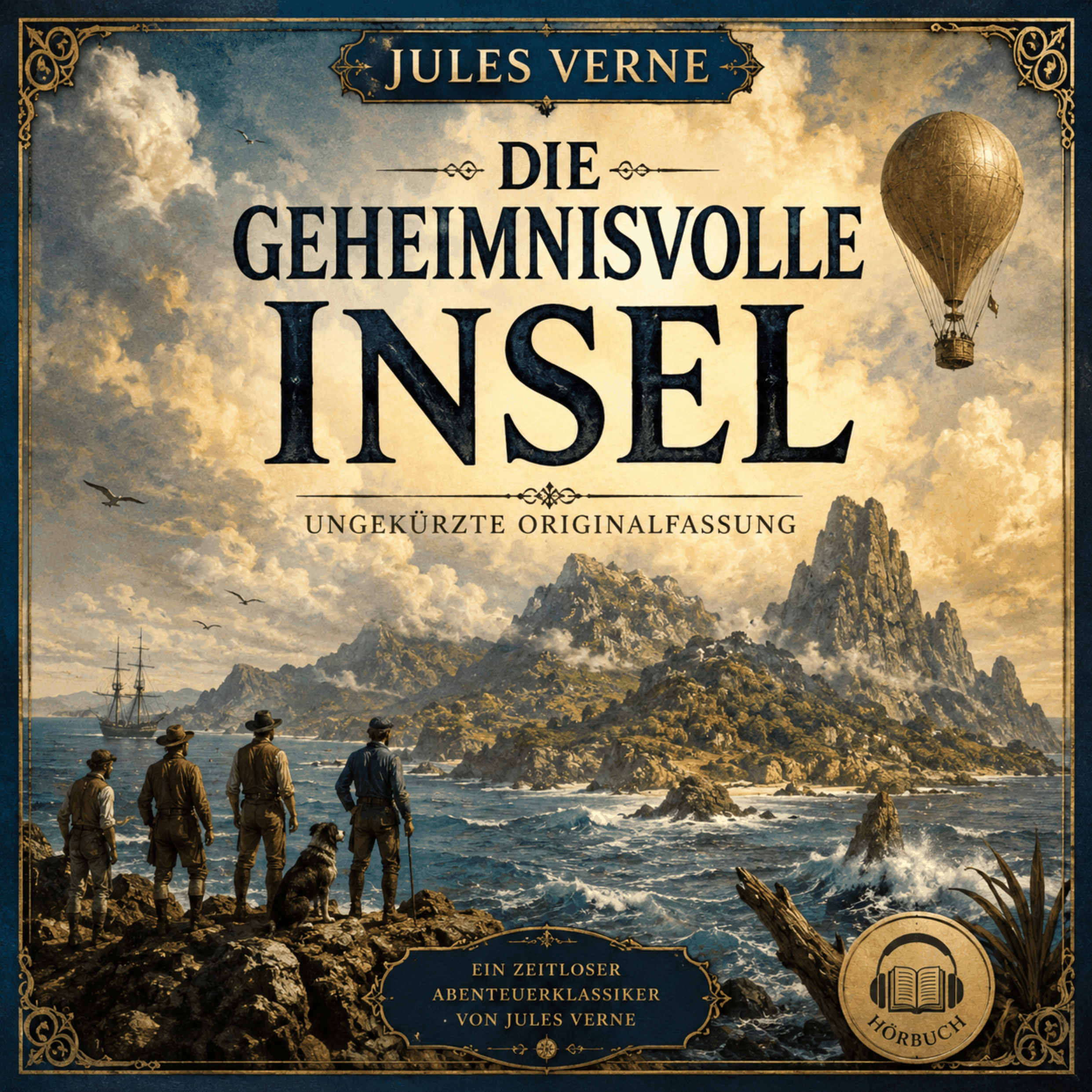 Die geheimnisvolle Insel (1874) - Ungekürzte Originalfassung von Jules Verne