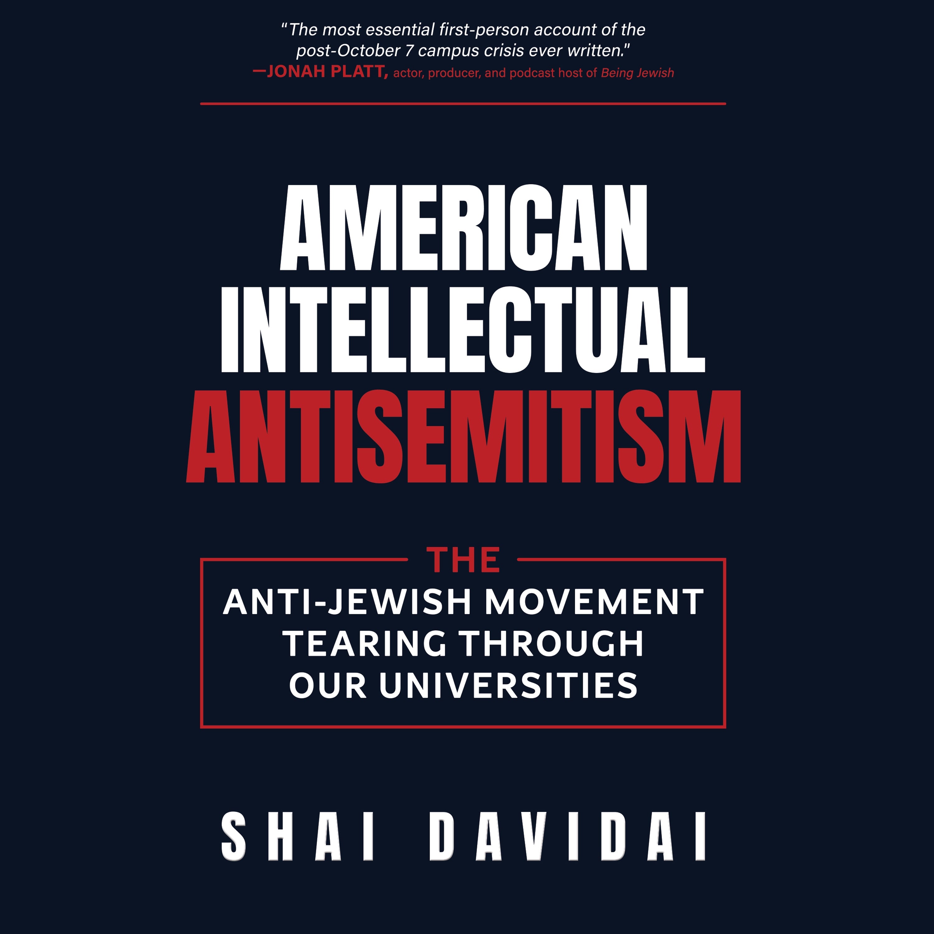 American Intellectual Antisemitism