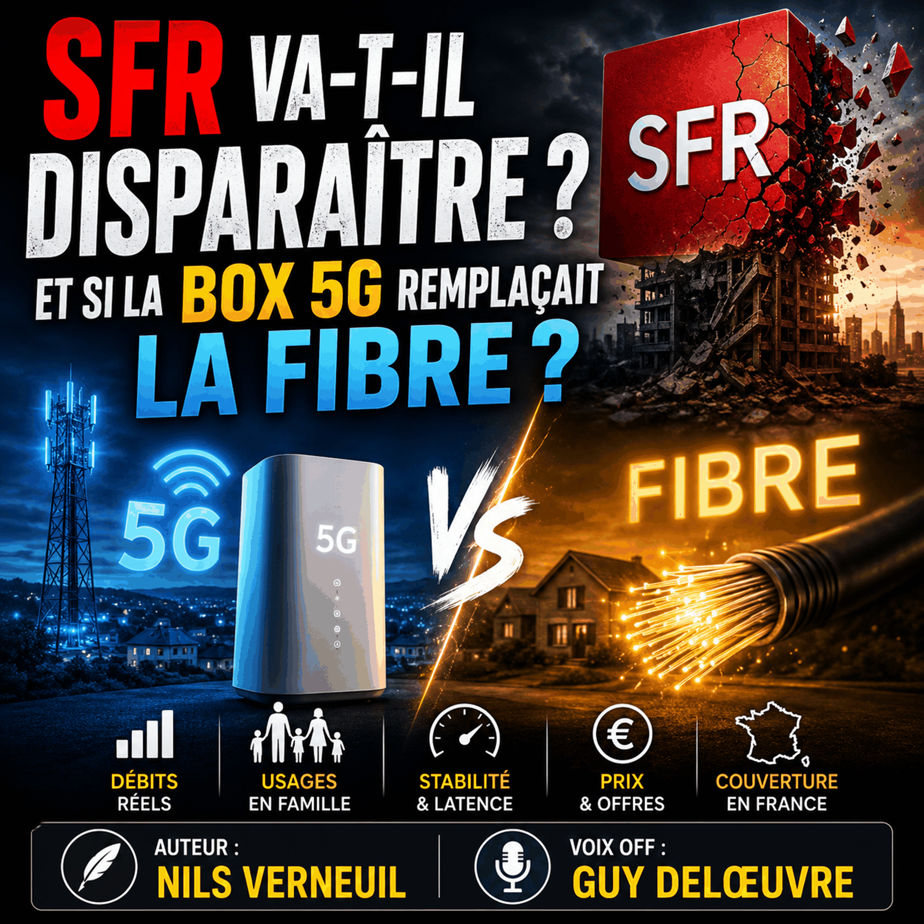 SFR Va-t-il Disparaître ? Et Si la Box 5G Remplaçait la Fibre ?