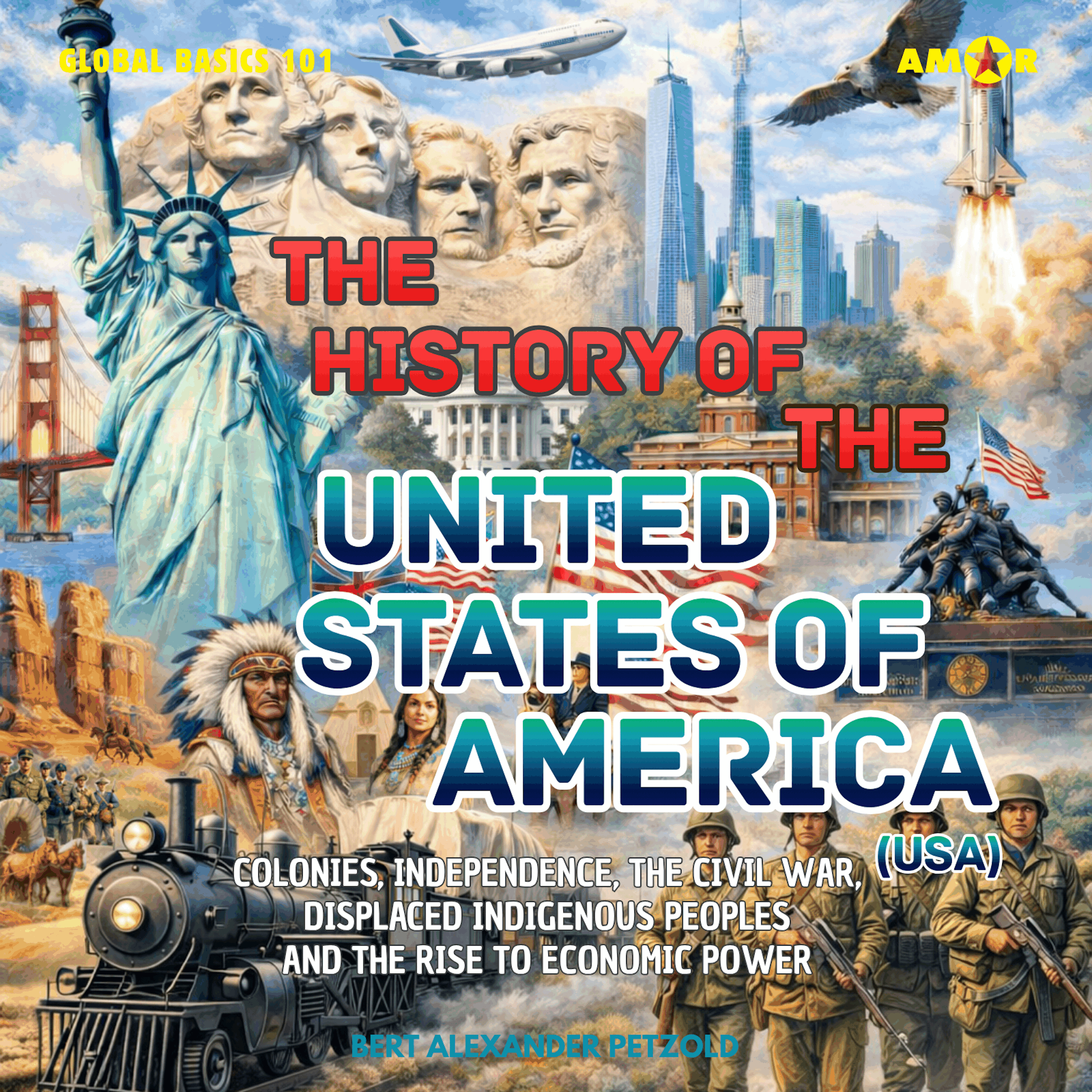 The History of the United States of America (USA) - Colonies, Independence, the Civil War, Displaced Indigenous Peoples and the Rise to Economic Power - Global Basics 101 - Your Series for Modern Knowledge, Folge 10 (unabridged)