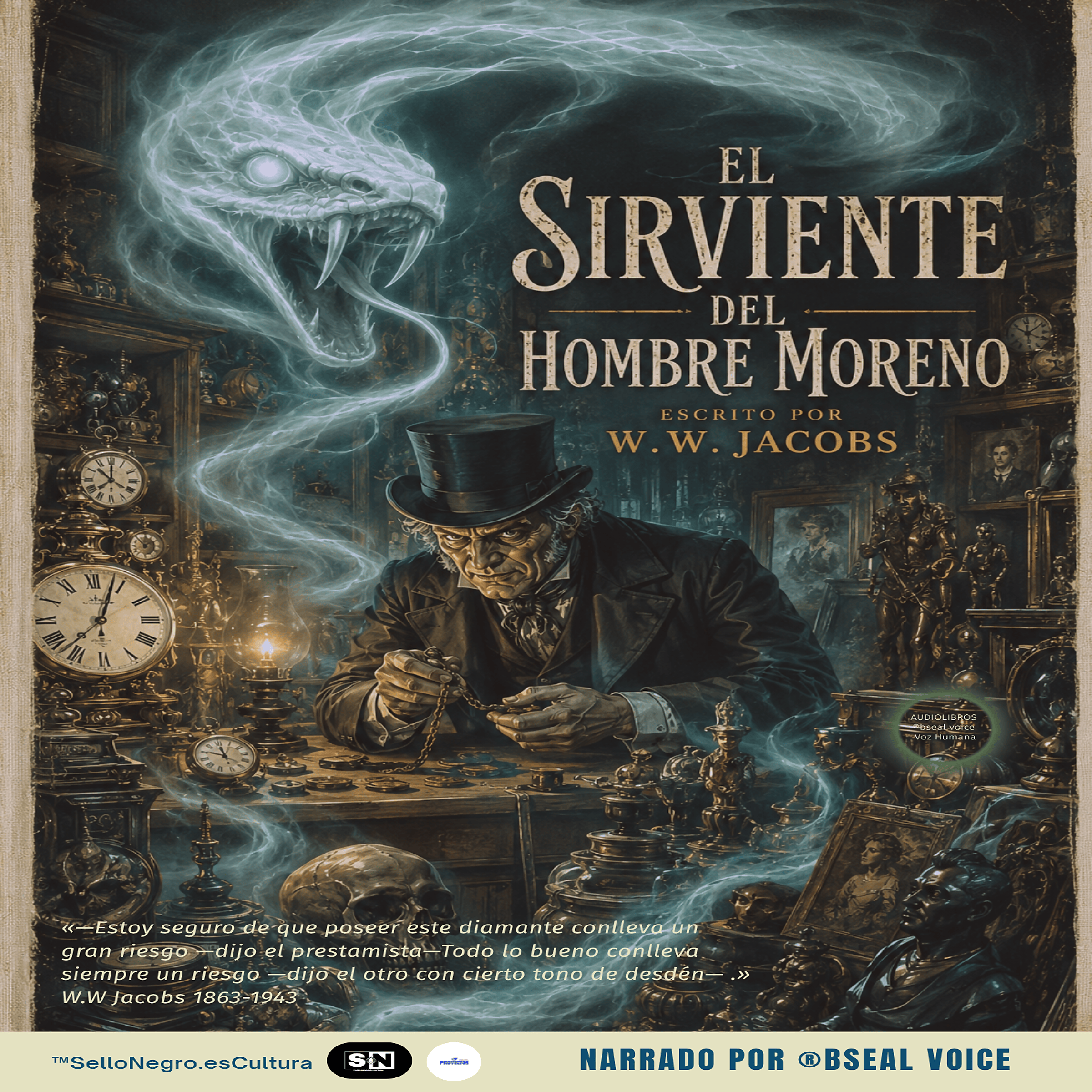 El sirviente del hombre moreno