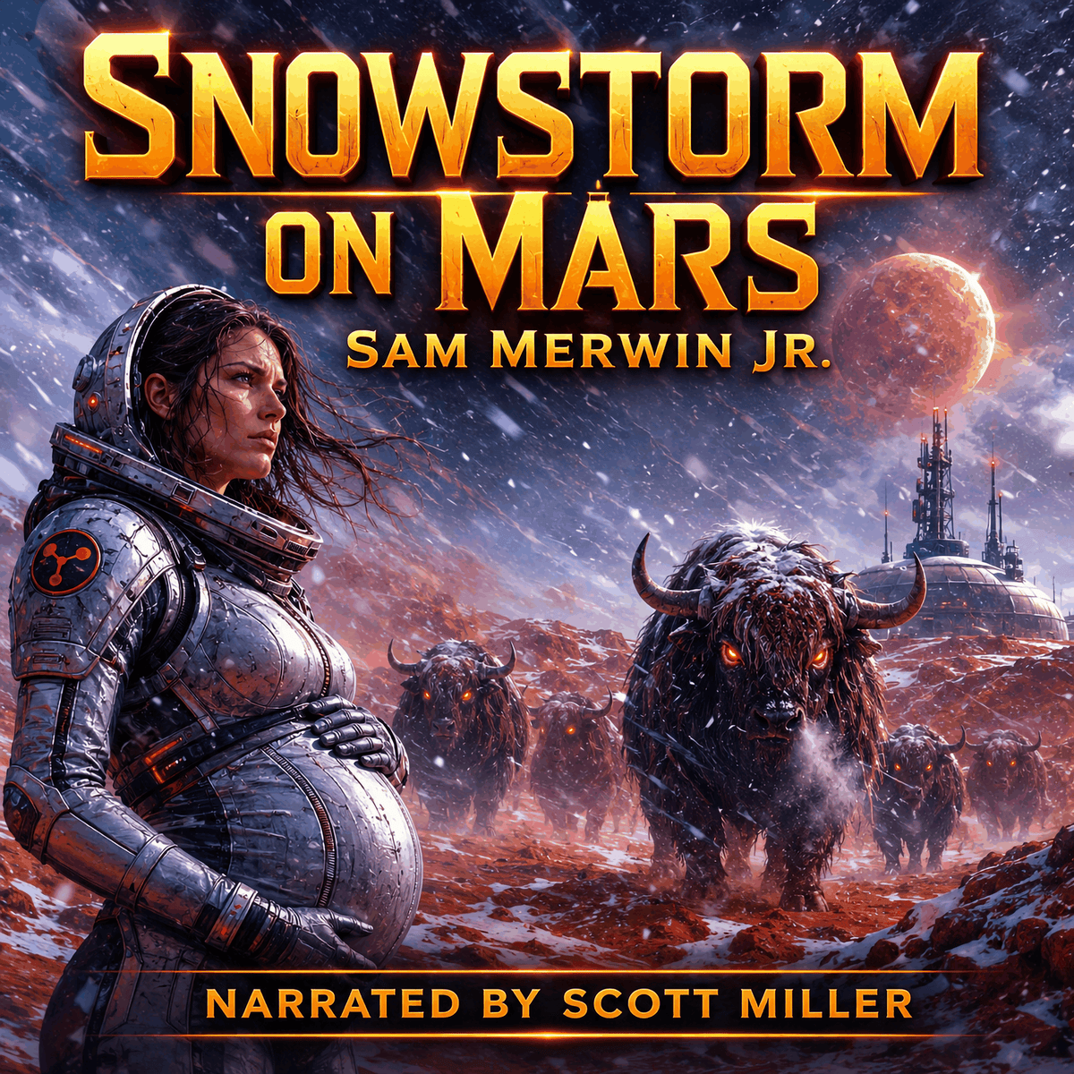 Snowstorm on Mars