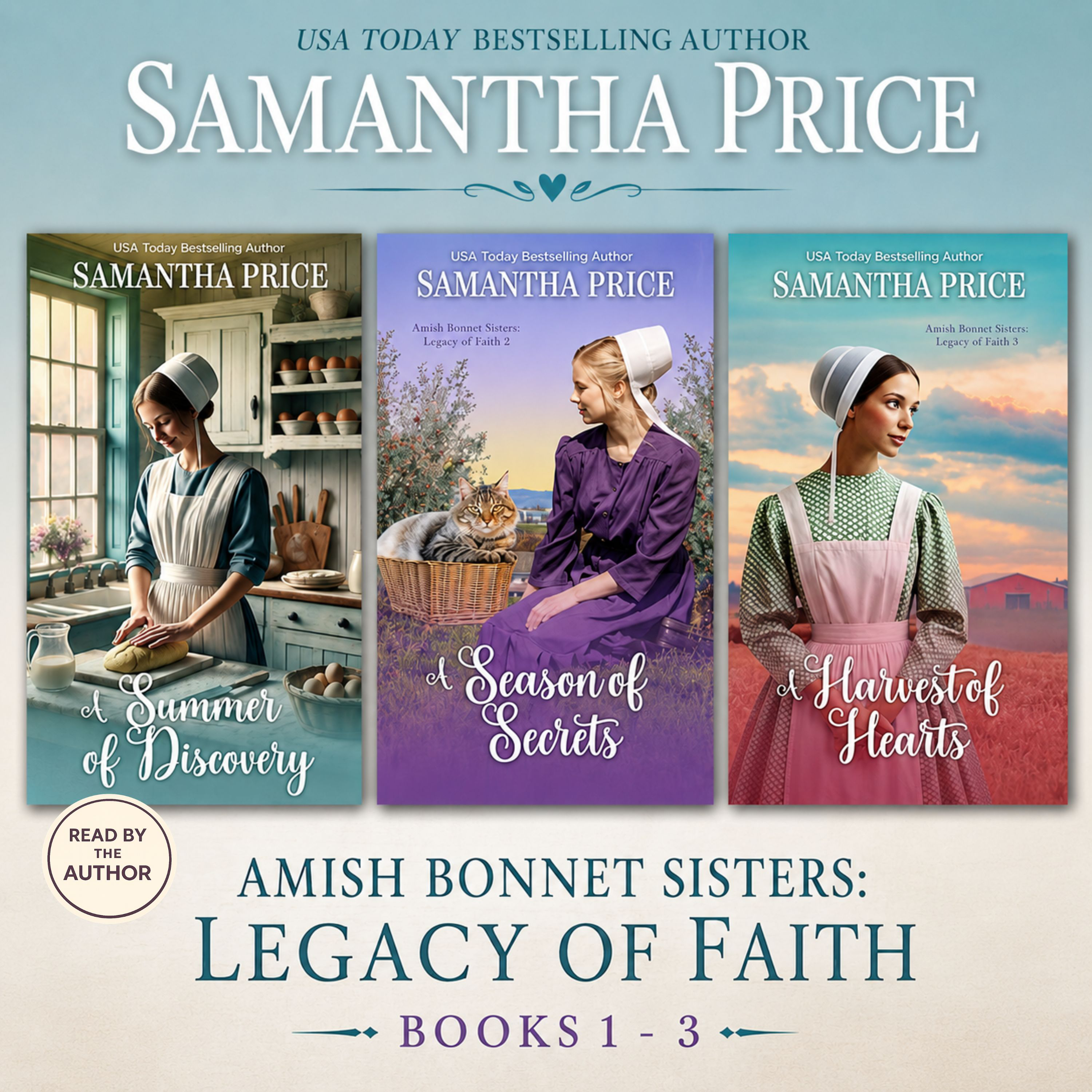 Amish Bonnet Sisters: Legacy Of Faith Box Set, Volume 1 Books 1 - 3 (A Summer Of Discovery, A Season Of Secrets, A Harvest Of Hearts)