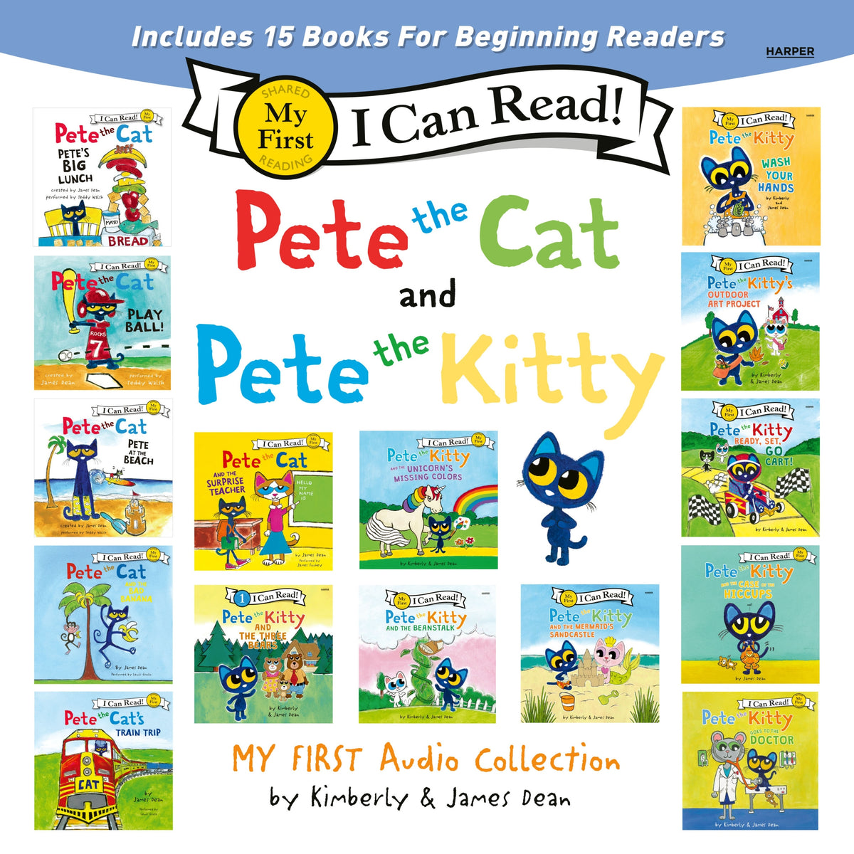 Pete the Cat and Pete the Kitty My First I Can Read Audio Collection