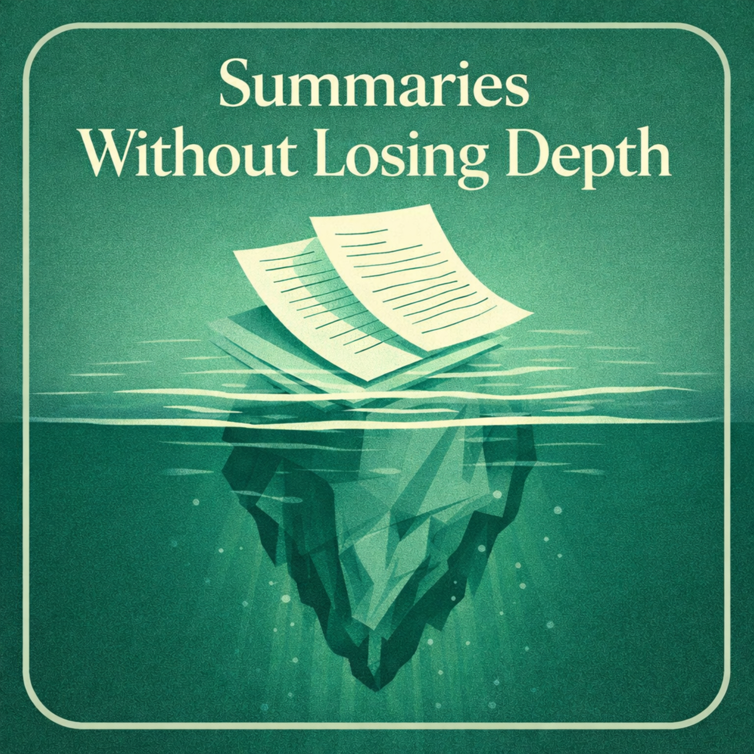 Summaries Without Losing Depth