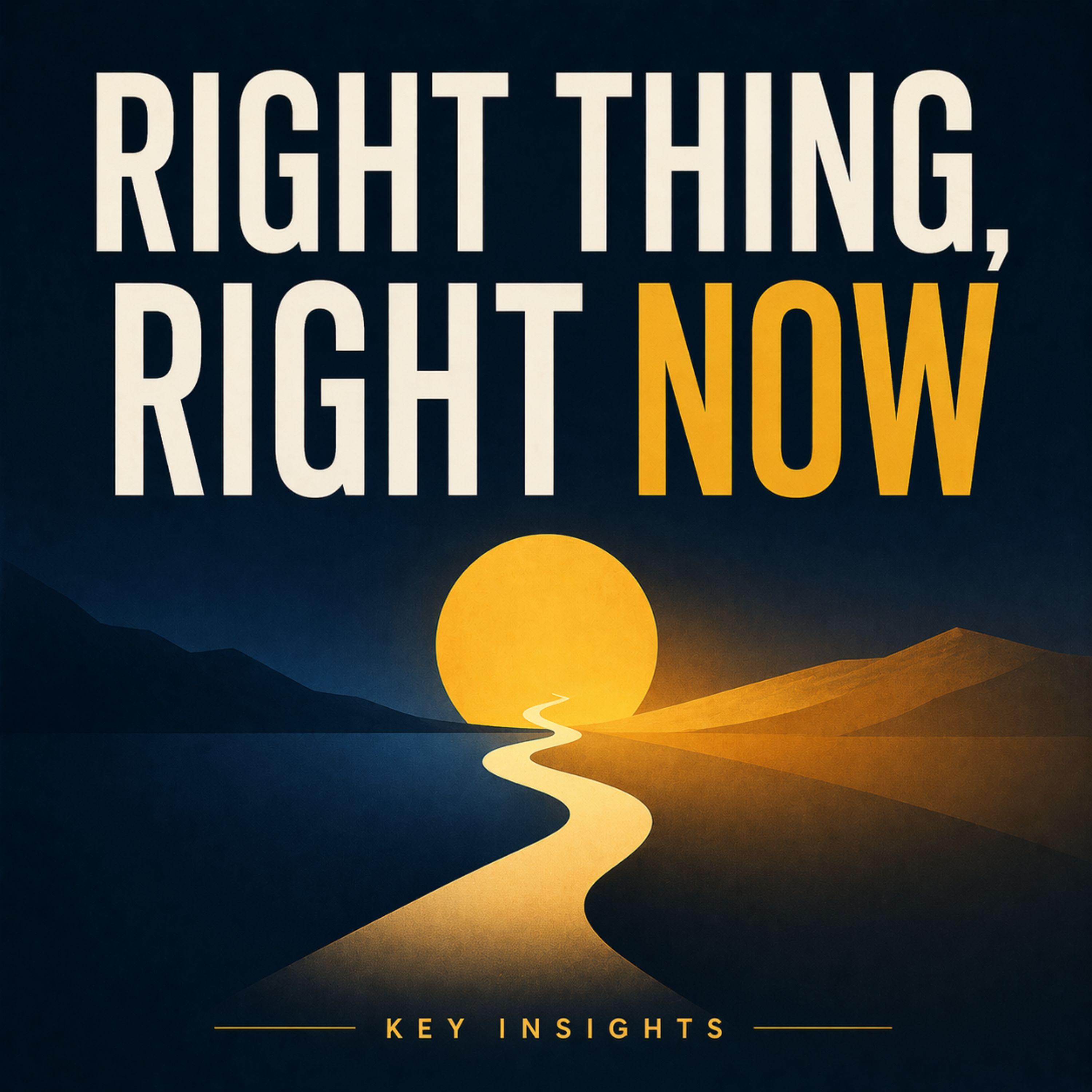 Right Thing, Right Now