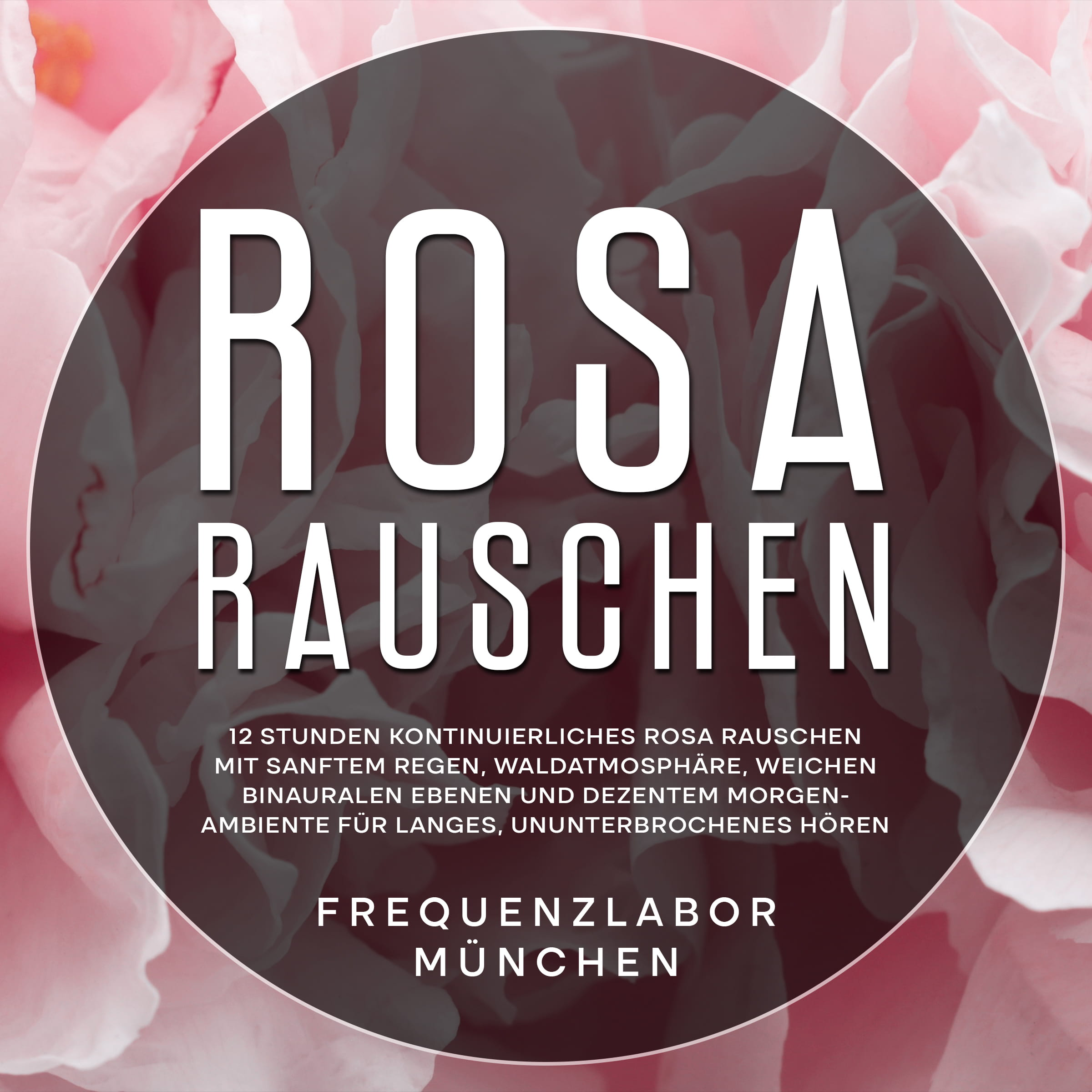 Rosa Rauschen: 12 Stunden kontinuierliches rosa Rauschen mit sanftem Regen, Waldatmosphäre, weichen binauralen Ebenen und dezentem Morgen-Ambiente für langes, ununterbrochenes Hören