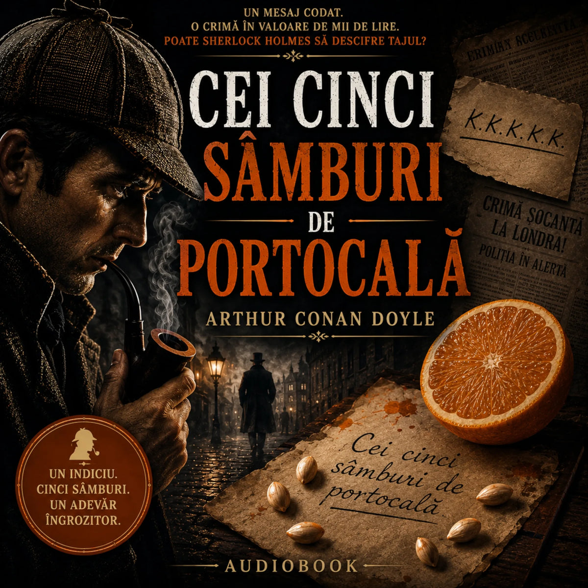 Aventurile lui Sherlock Holmes - 02. Aventura rubinului albastru - 05. Cei cinci samburi de portocala