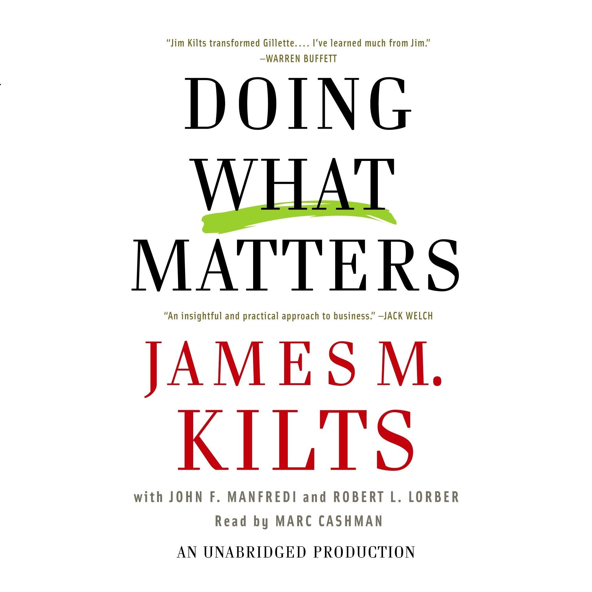 Doing What Matters