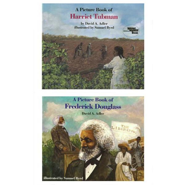 'A Book of Harriet Tubman' and 'A Book of Frederick Douglass'