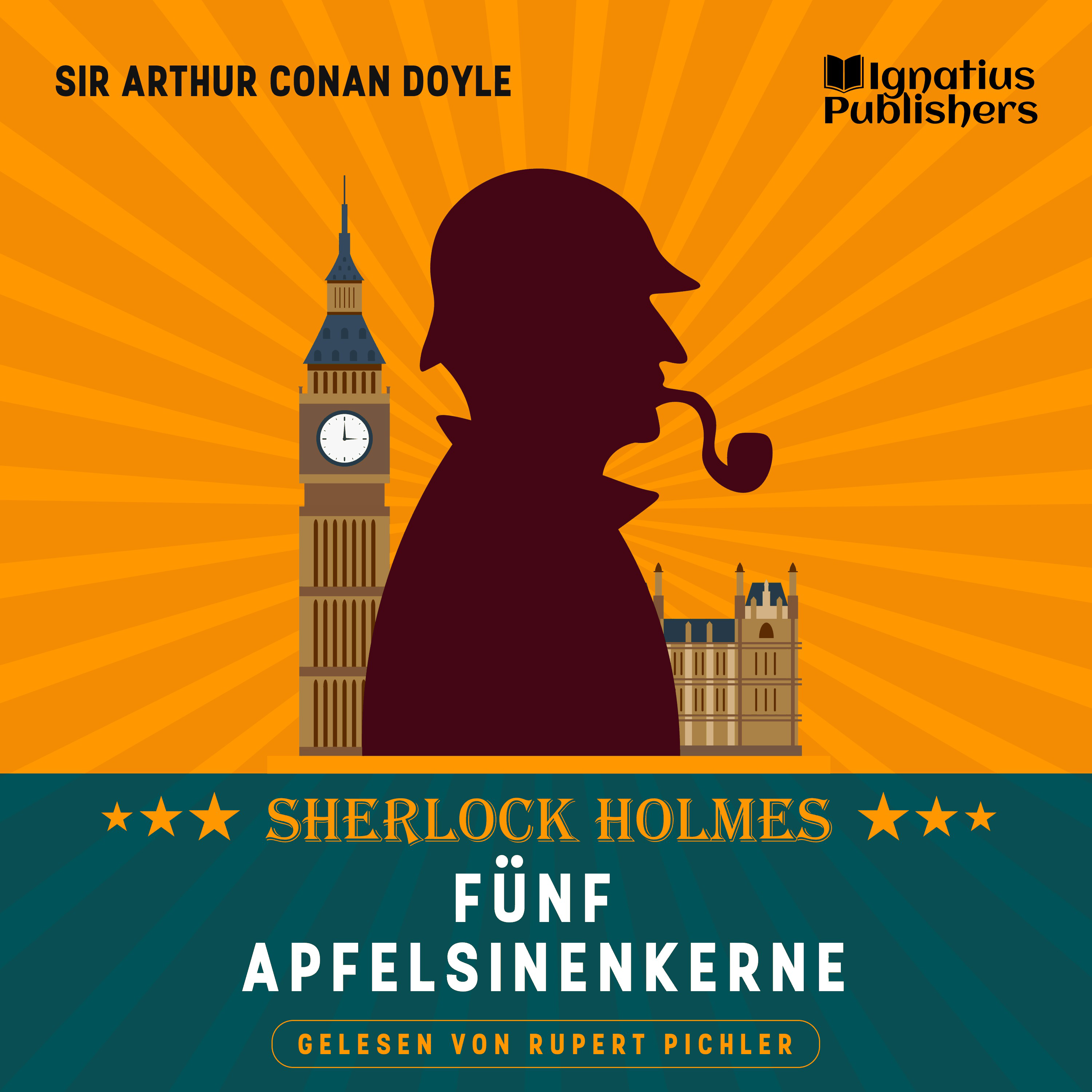 Fünf Apfelsinenkerne