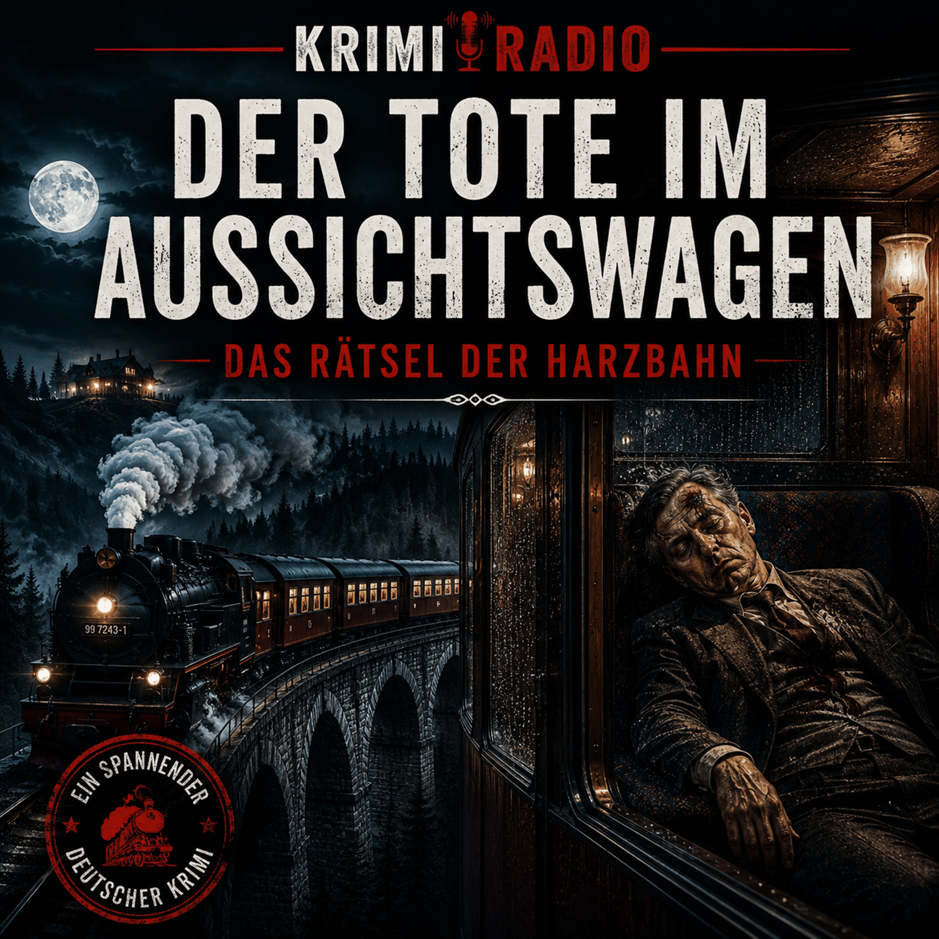 Der Tote im Aussichtswagen - Das Rätsel der Harzbahn