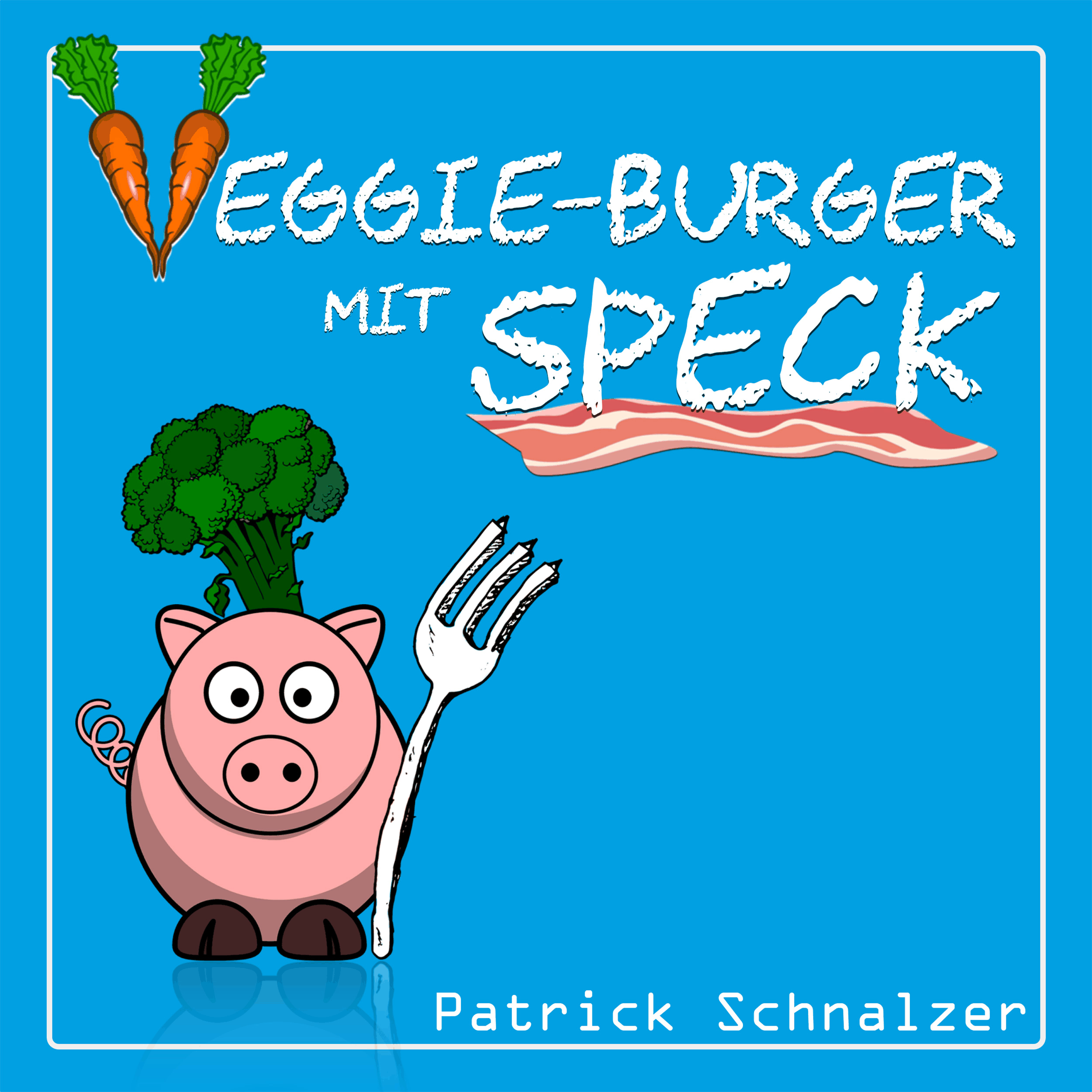 Veggie-Burger mit Speck