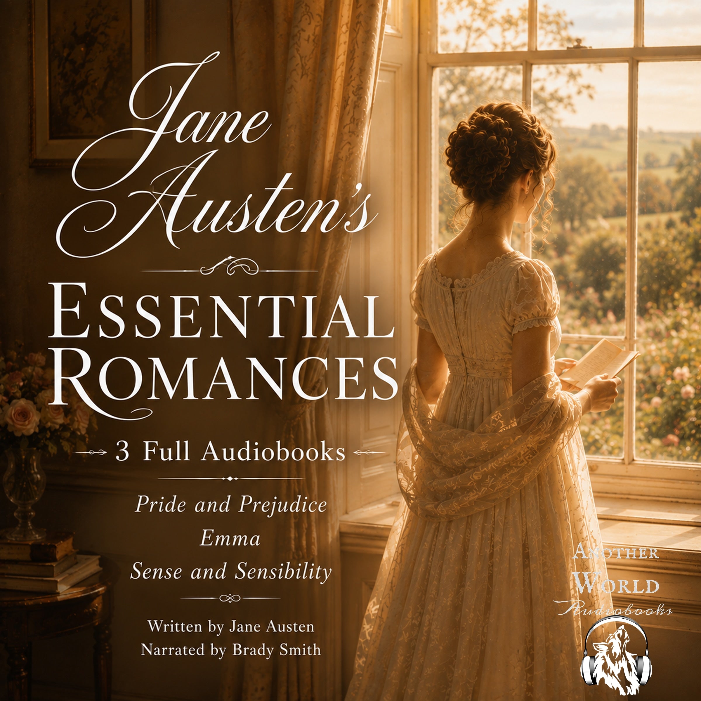Jane Austen's Essential Romances - 3 Full Audiobooks (Emma, Sense and Sensibility, and Pride and Prejudice)