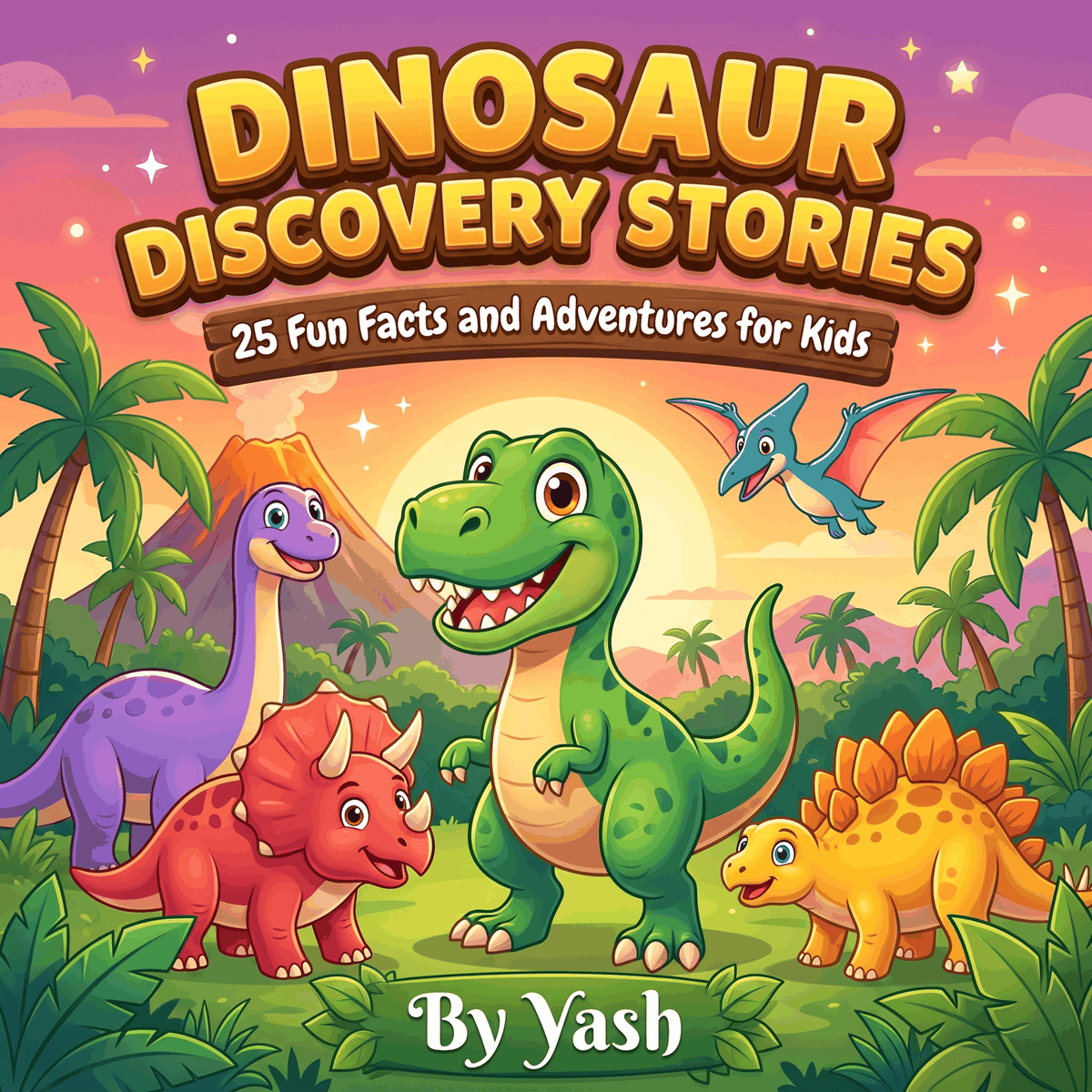 Dinosaur Discovery Stories: 25 Fun Facts and Adventures for Kids