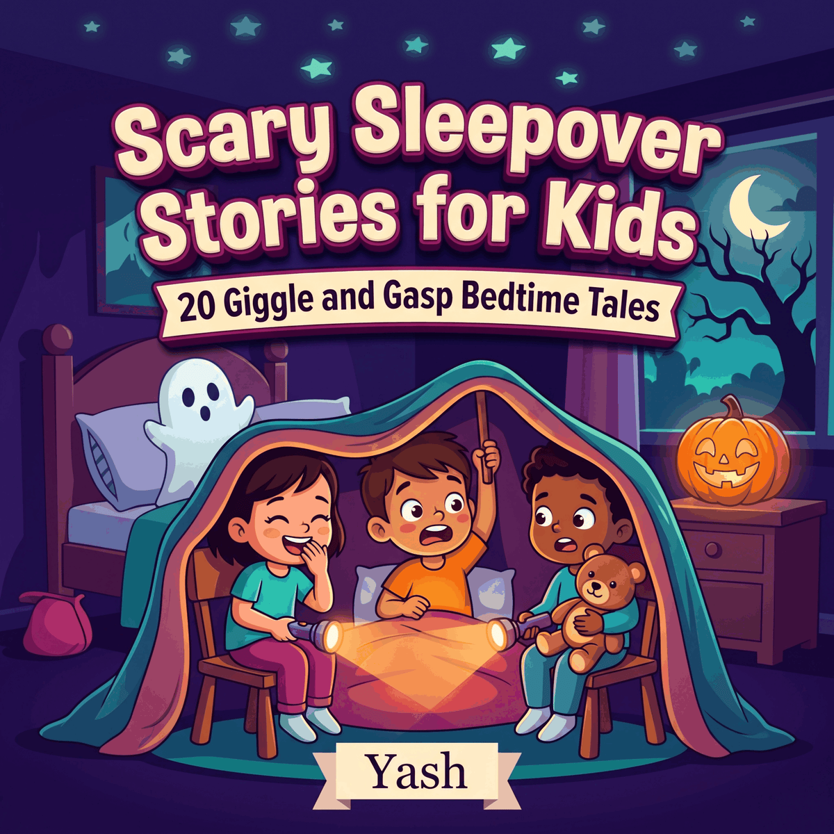 Scary Sleepover Stories for Kids: 20 Giggle and Gasp Bedtime Tales